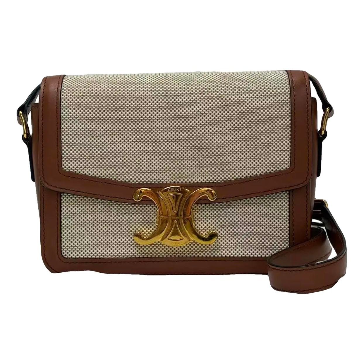 Triomphe cloth crossbody bag