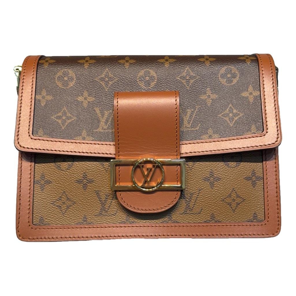 Dauphine leather handbag