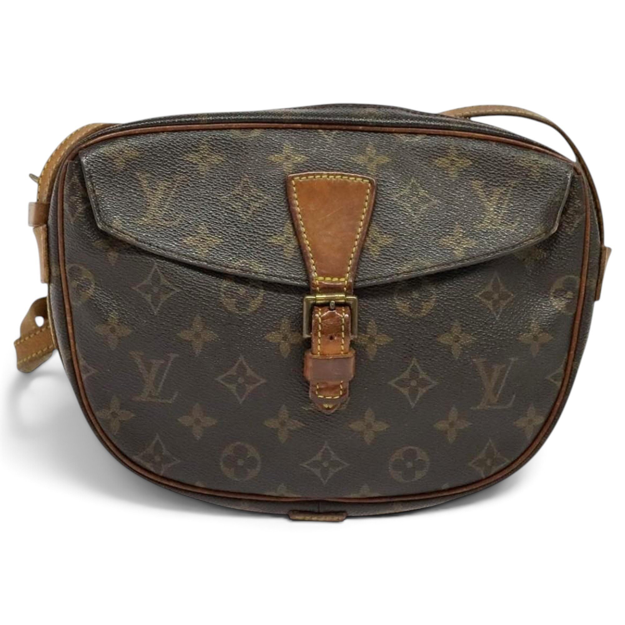 Jeune fille leather crossbody bag