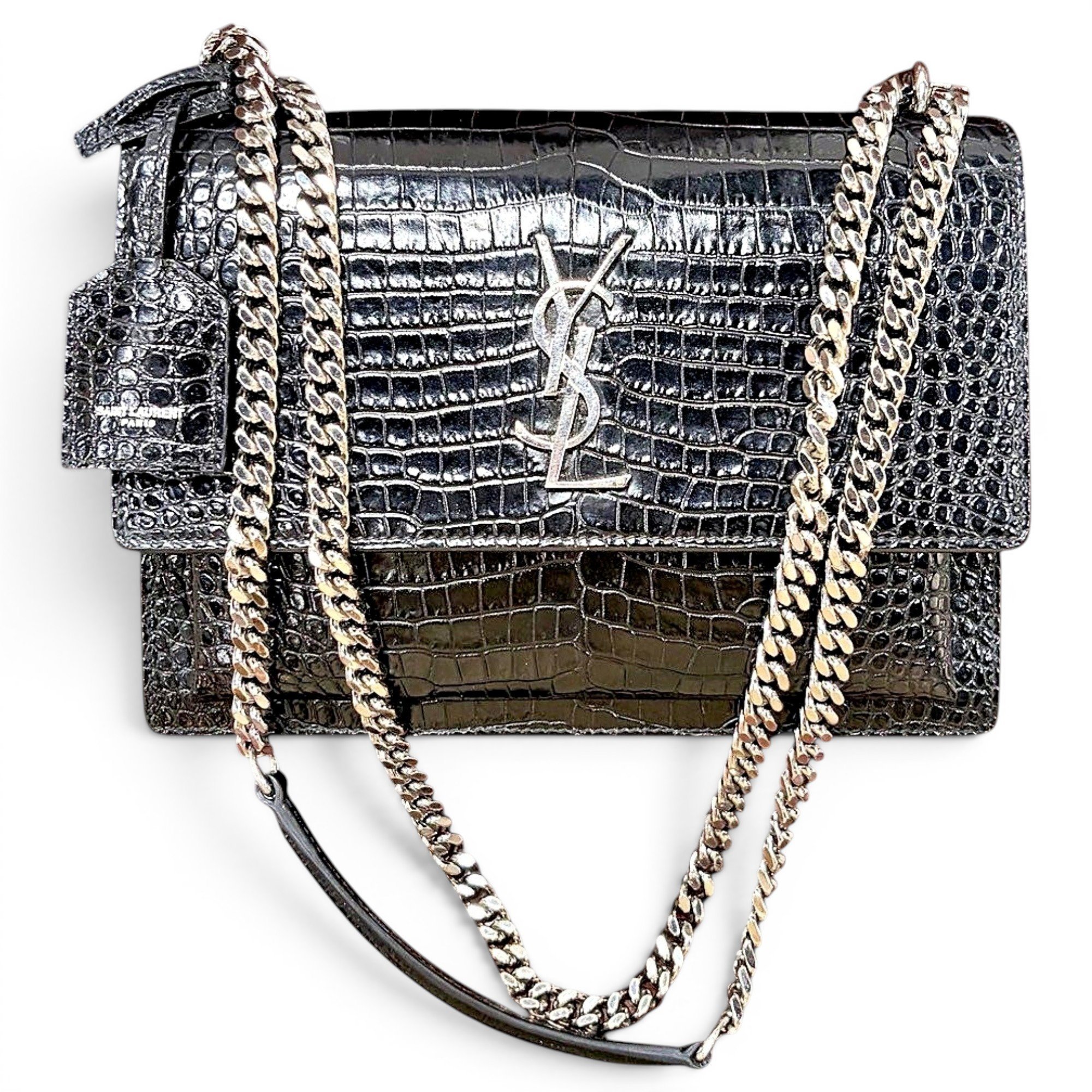 Sunset leather handbag