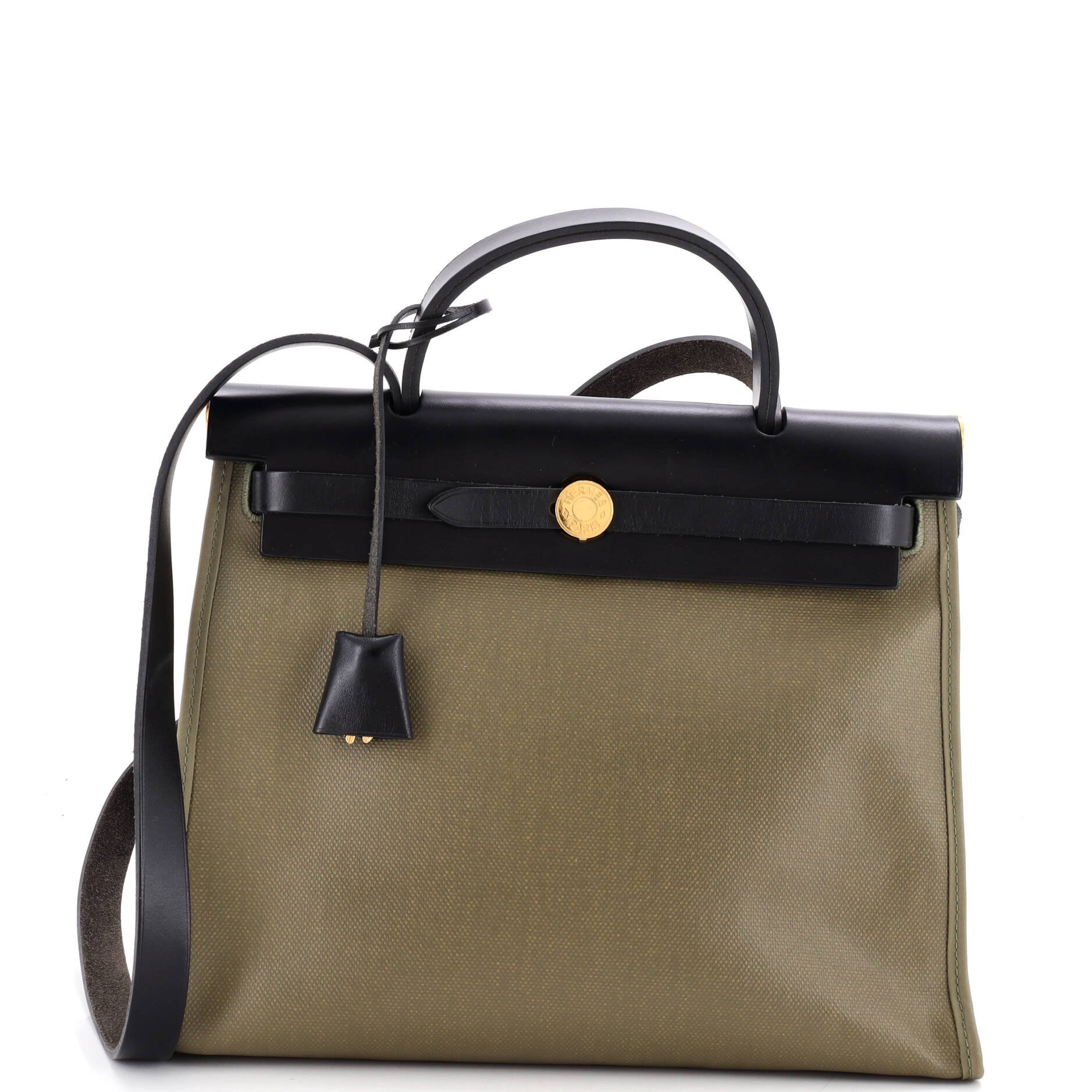 Herbag Zip Berline Vache Canvas and Leather 31