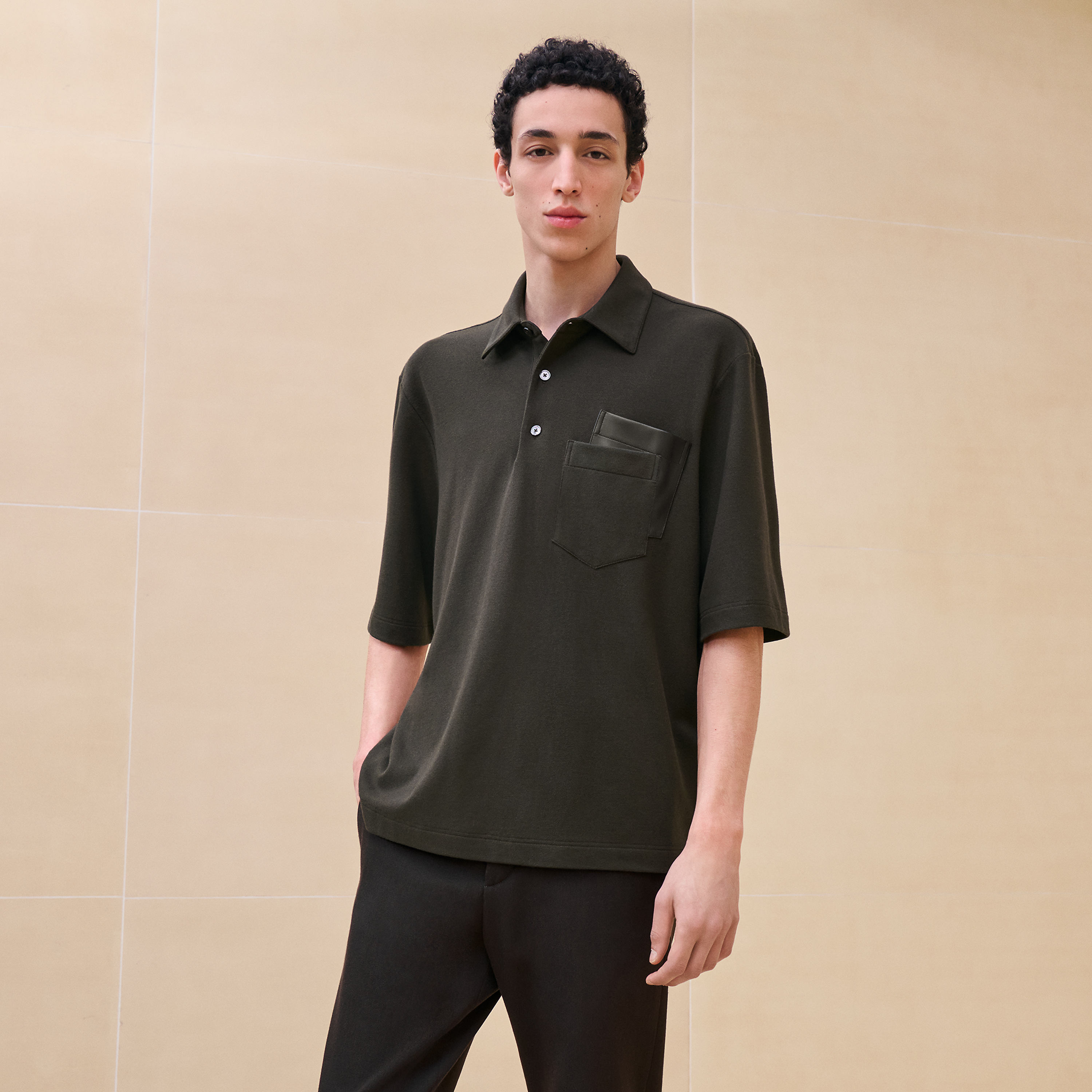 Polo shirt with pocket