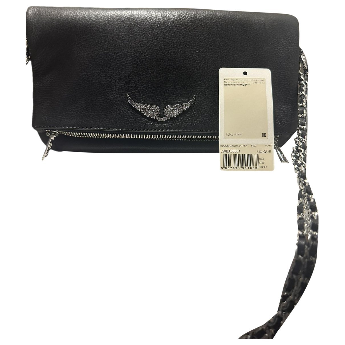Rock leather crossbody bag