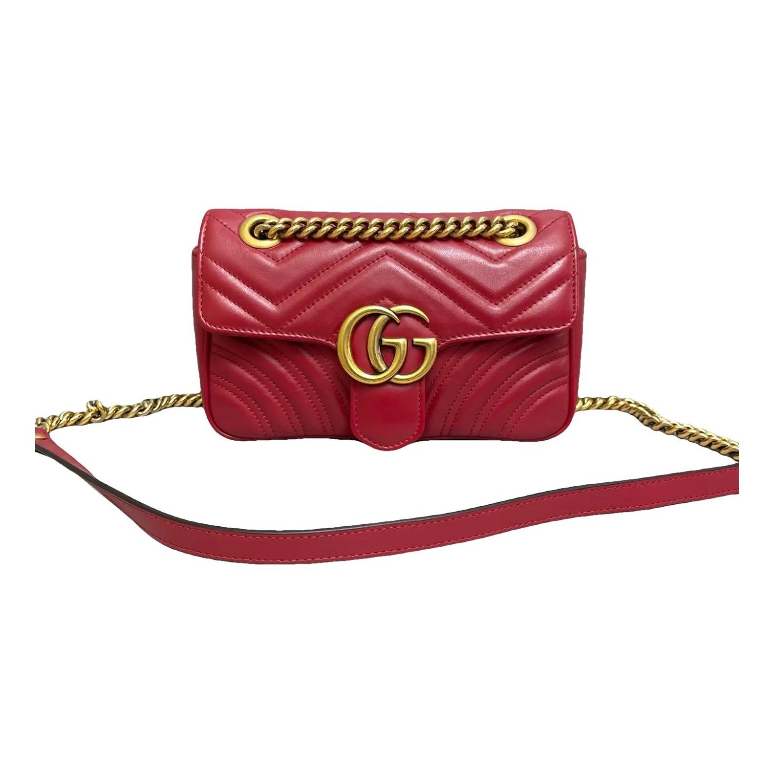 GG Marmont Chain leather handbag