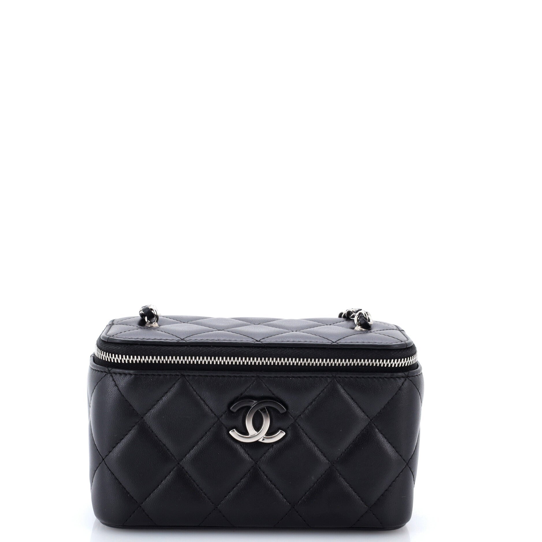 Chanel Ombre Classic Vanity Case with Chain Quilted Lambskin Small