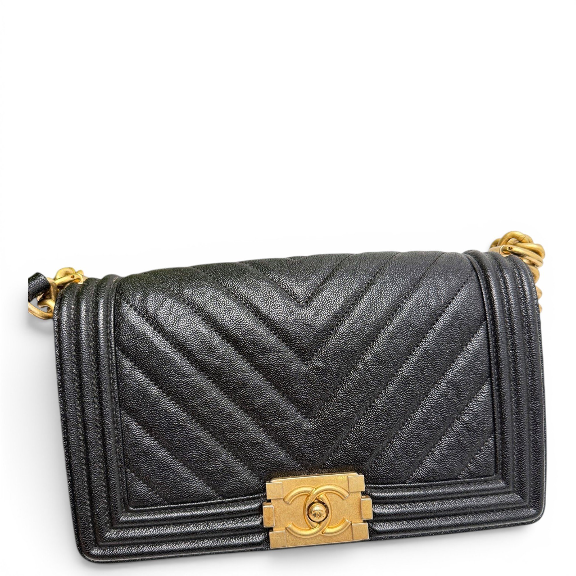 Boy leather crossbody bag