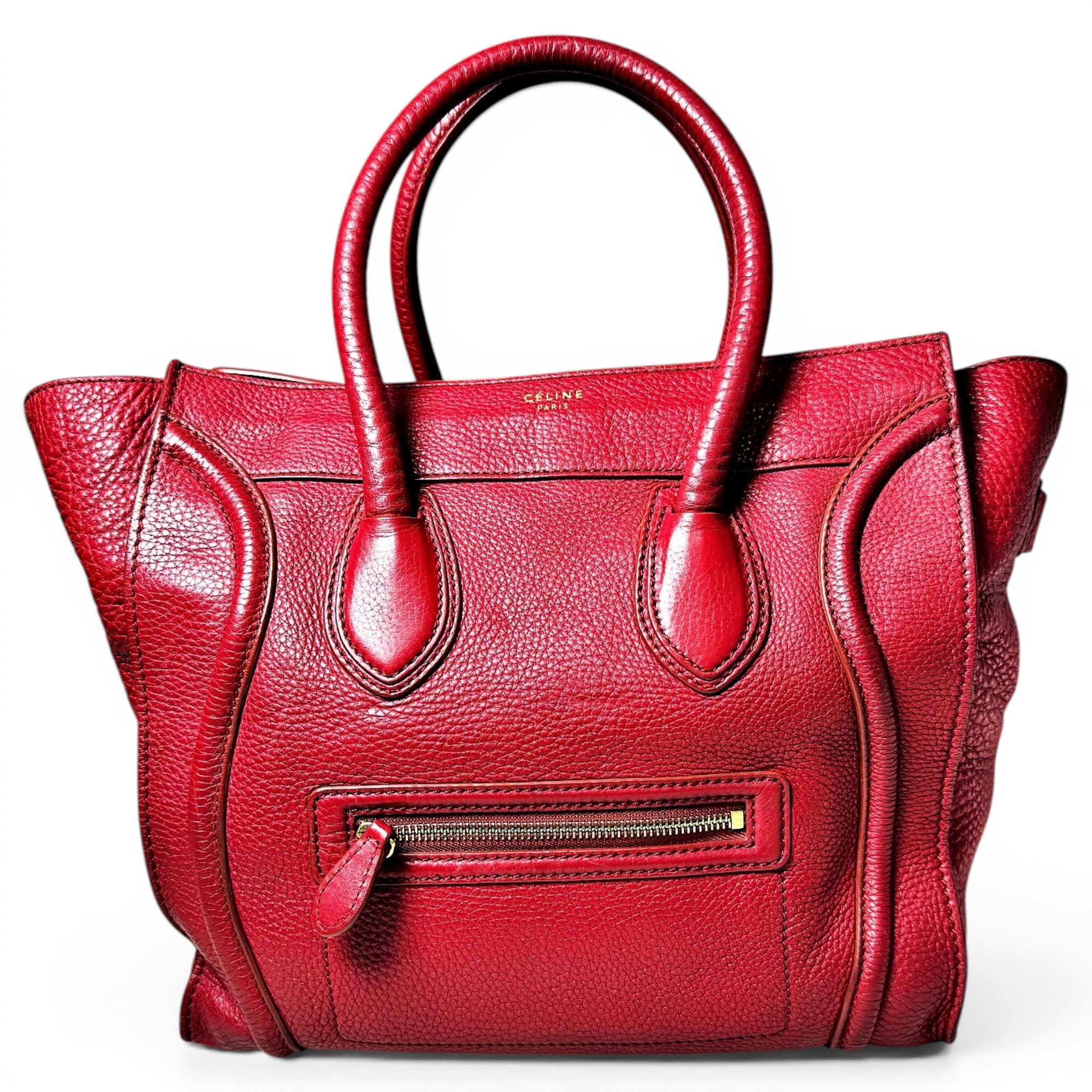 Luggage leather handbag