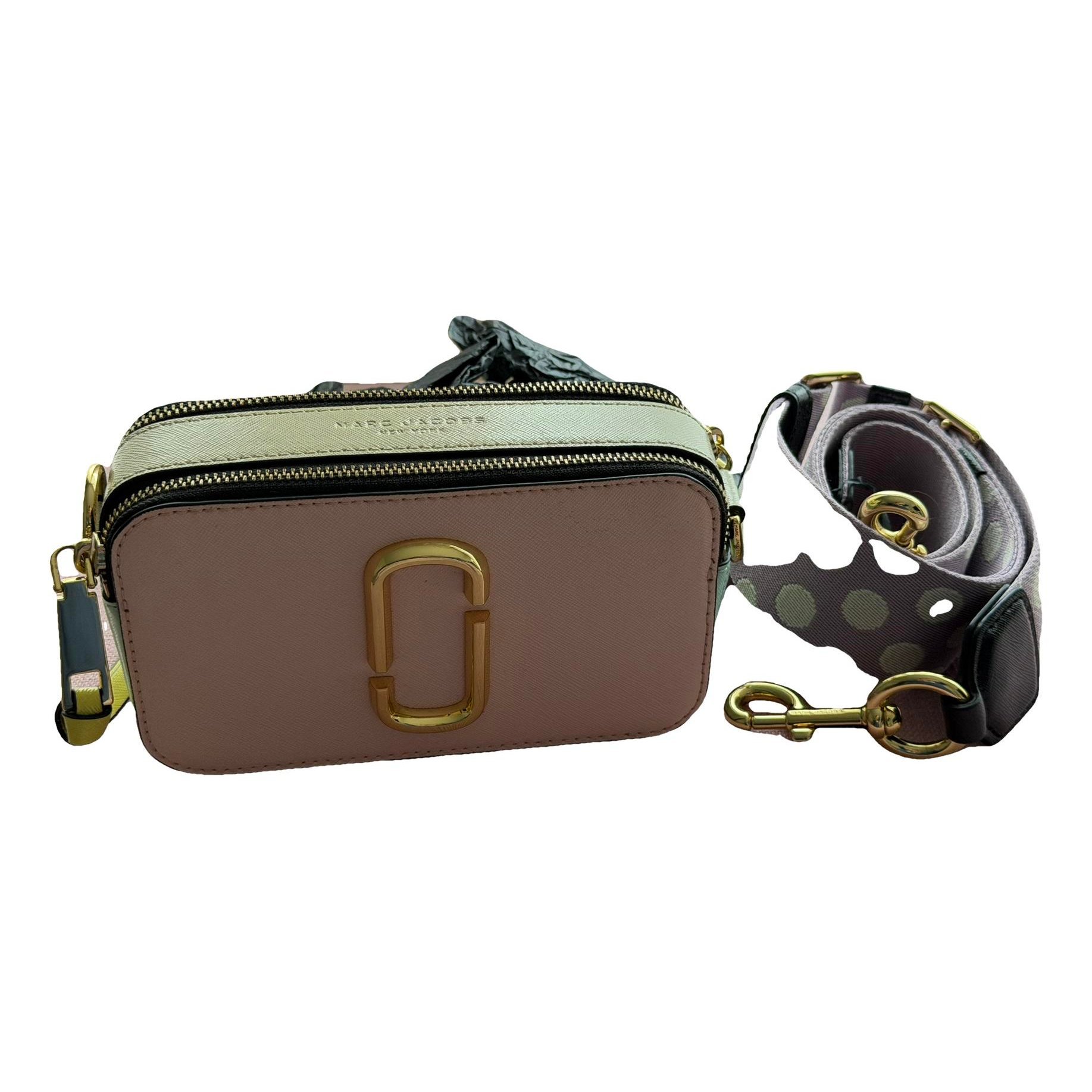 Snapshot leather crossbody bag