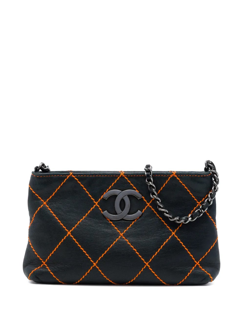 2004-2005 CC Lambskin Wild Stitch Chain Pochette shoulder bag