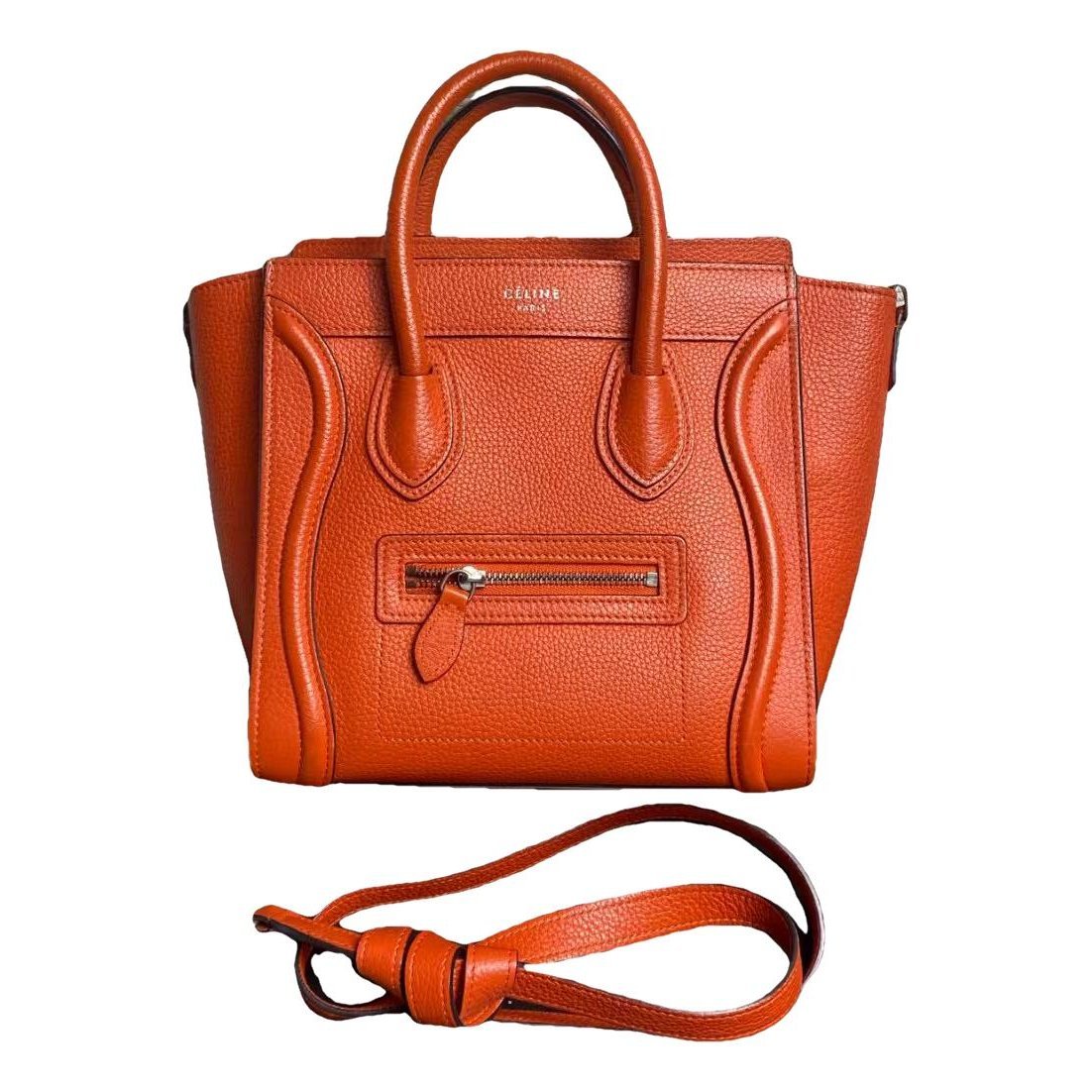 Nano Luggage leather handbag