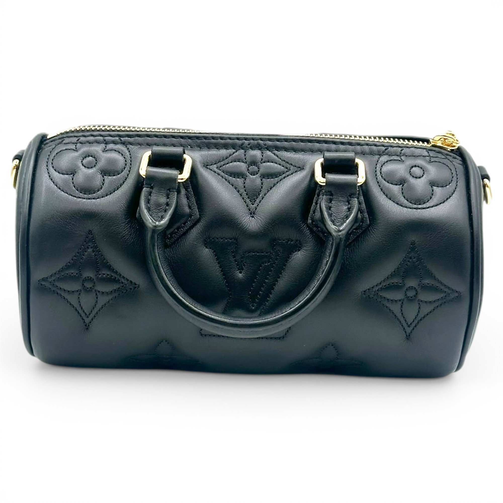 Papillon BB leather handbag