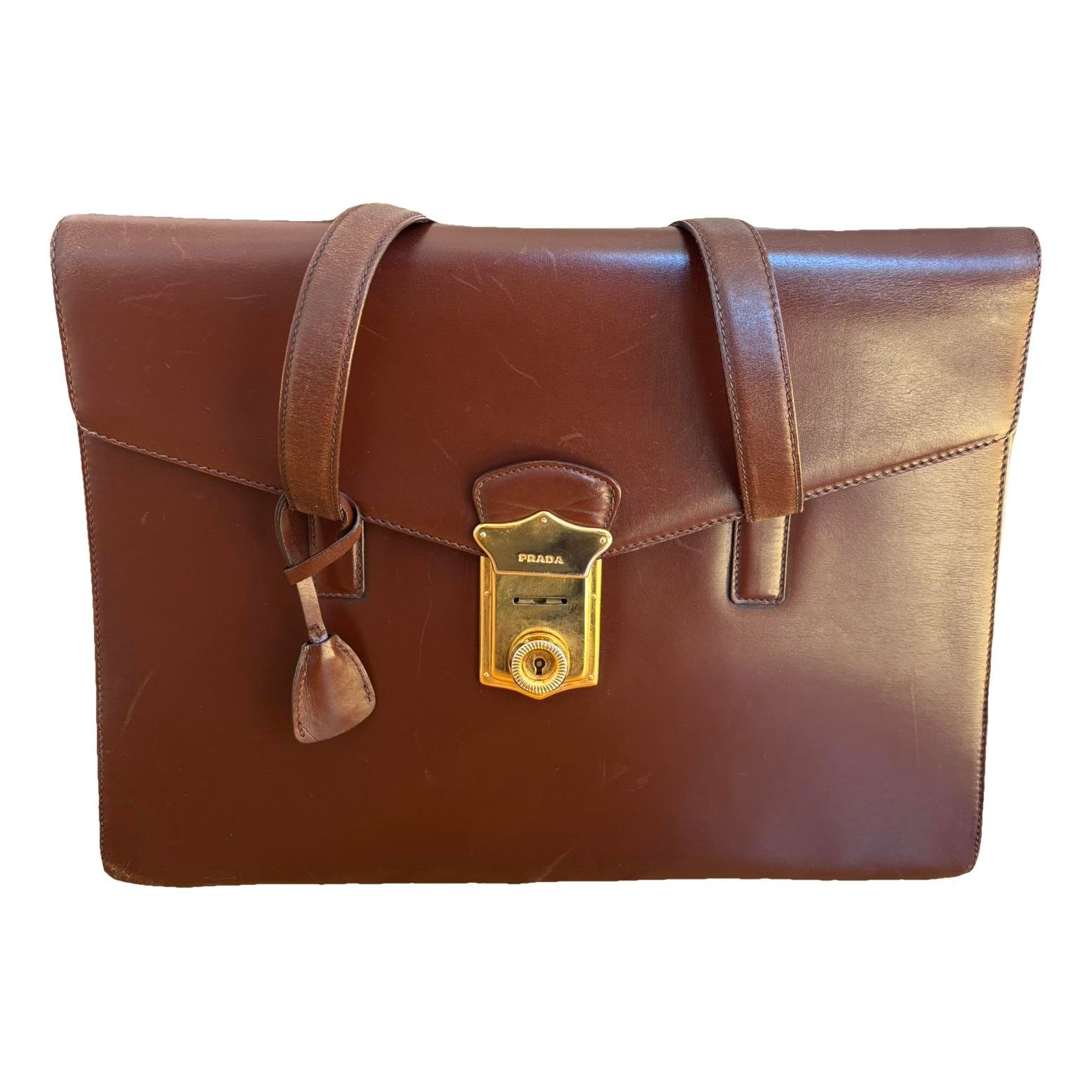 Leather handbag
