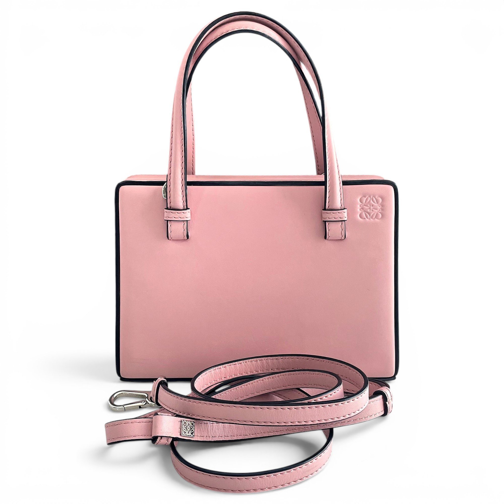 Postal leather handbag