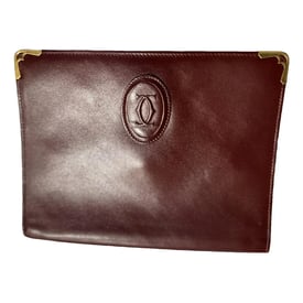 Cartier Marcello leather clutch bag