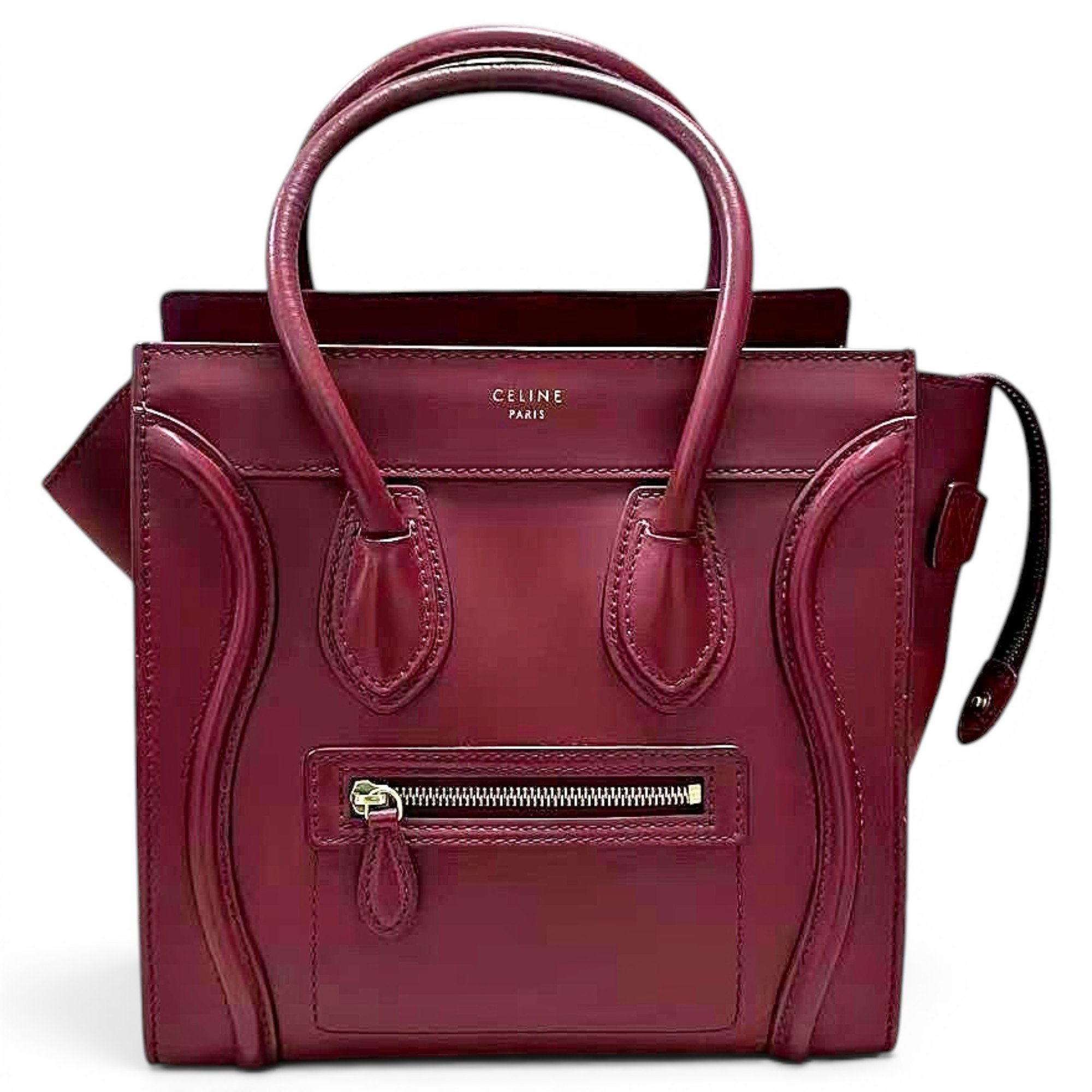 Luggage leather handbag