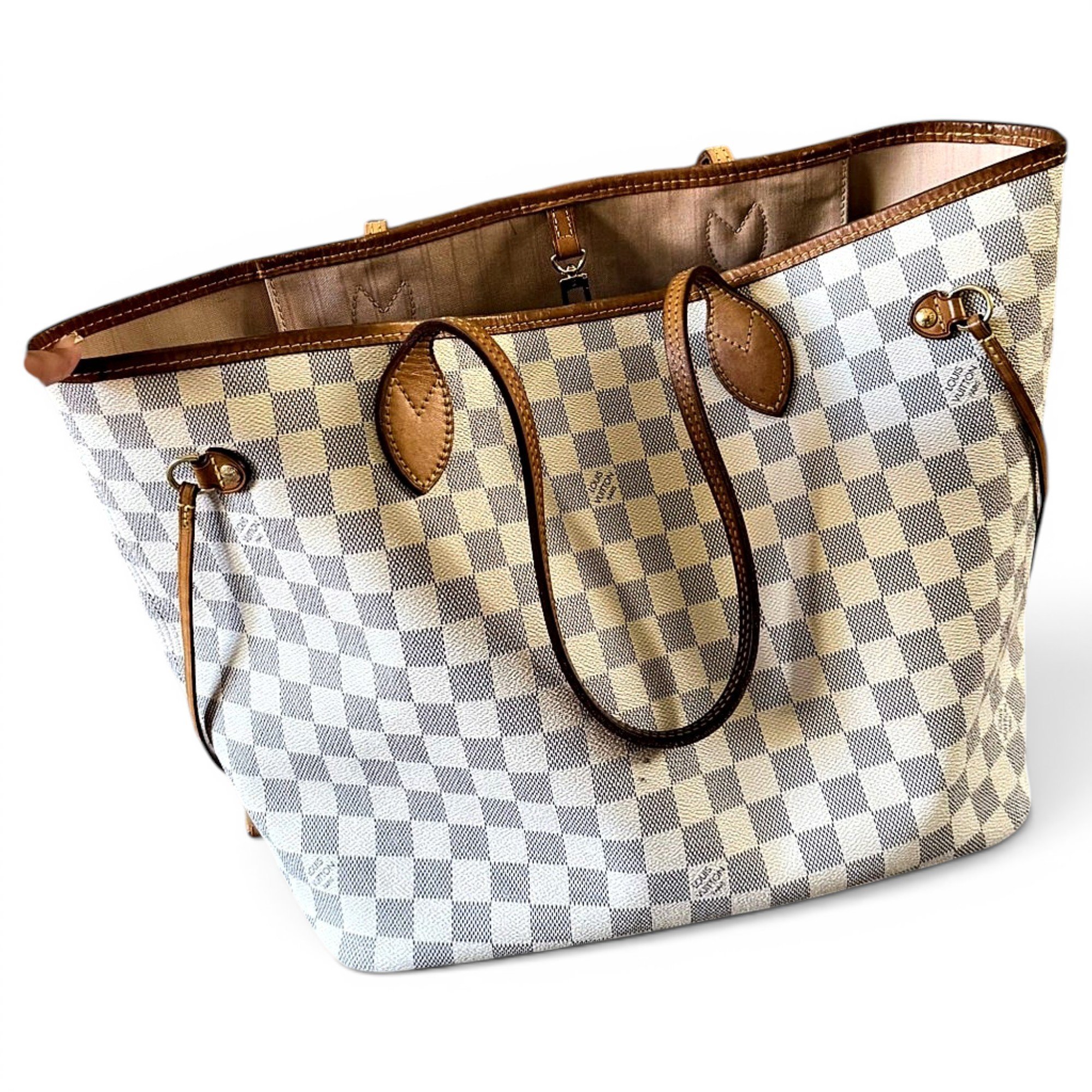 Neverfull leather tote