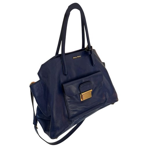 Leather tote