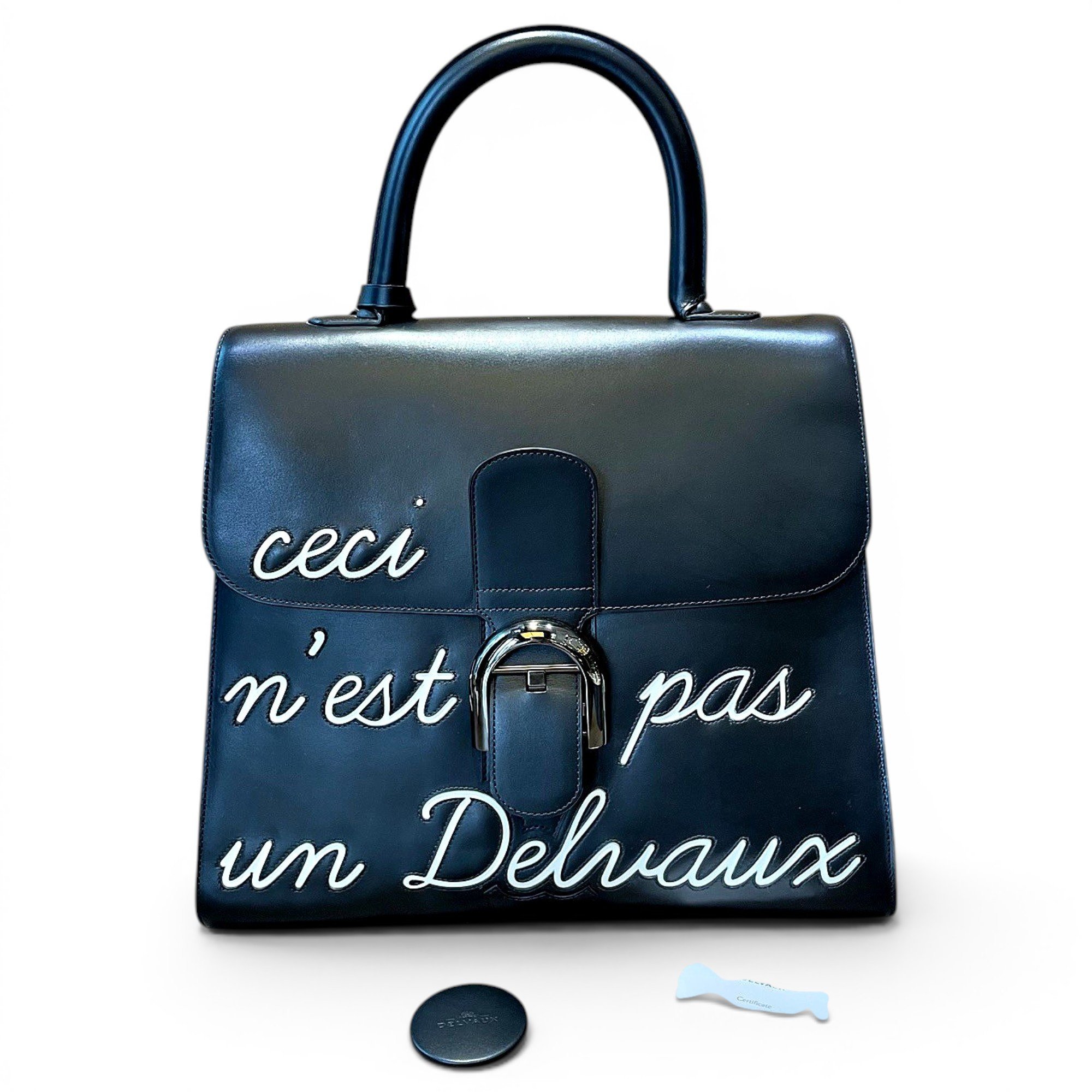 Brillant leather handbag