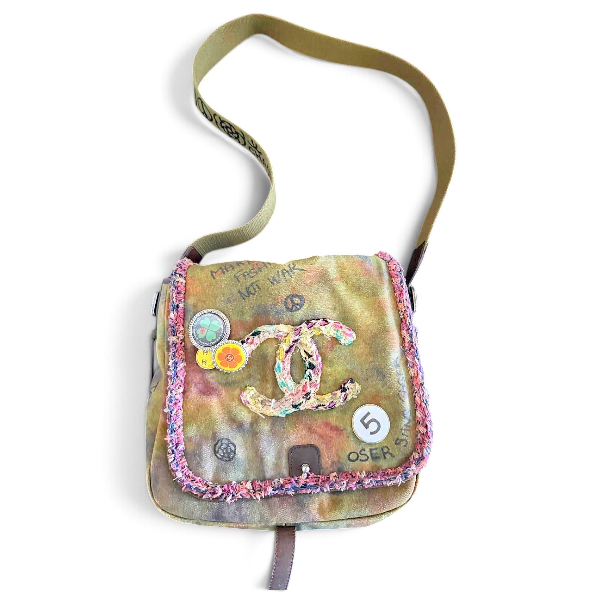 Graffiti crossbody bag