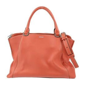 Cartier C leather handbag