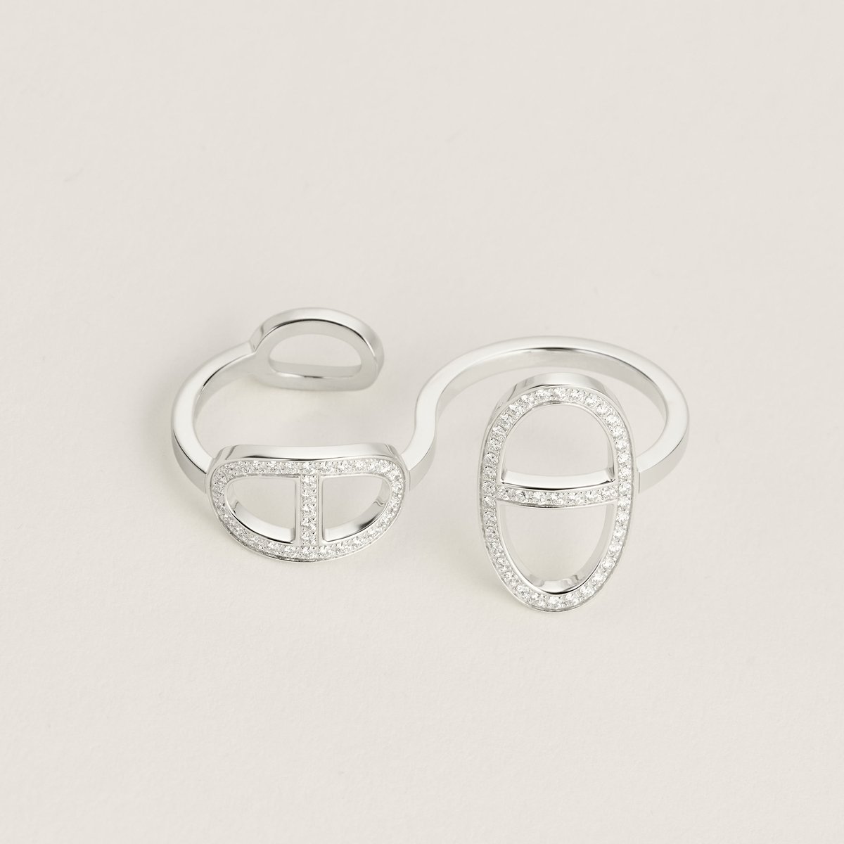 Chaine d'ancre Contour 더블 링