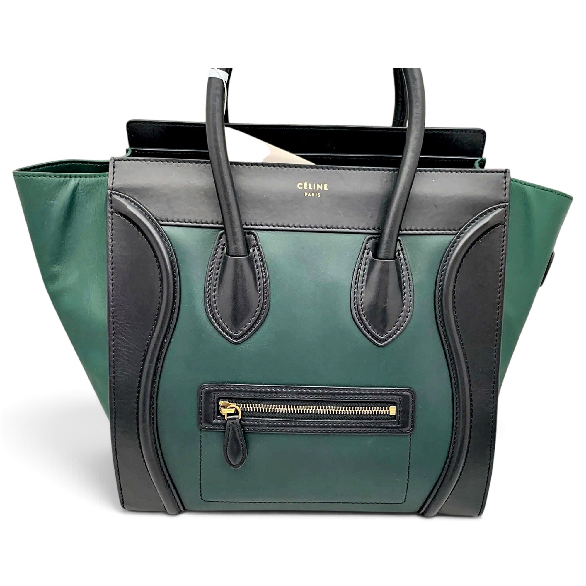 Luggage leather handbag