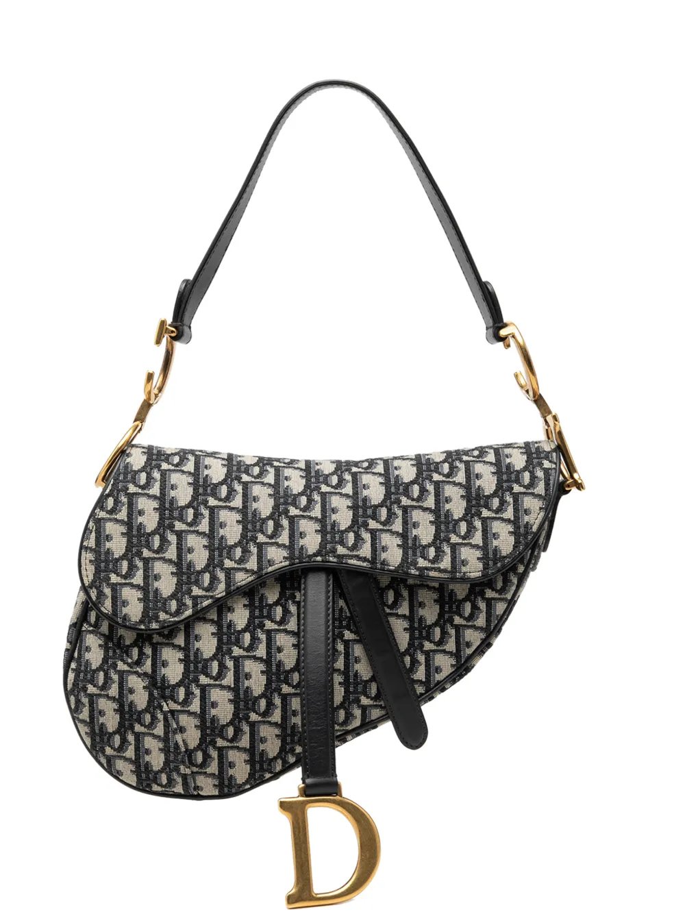 Dior 2018 Oblique Canvas Saddle Bag shoulder bag