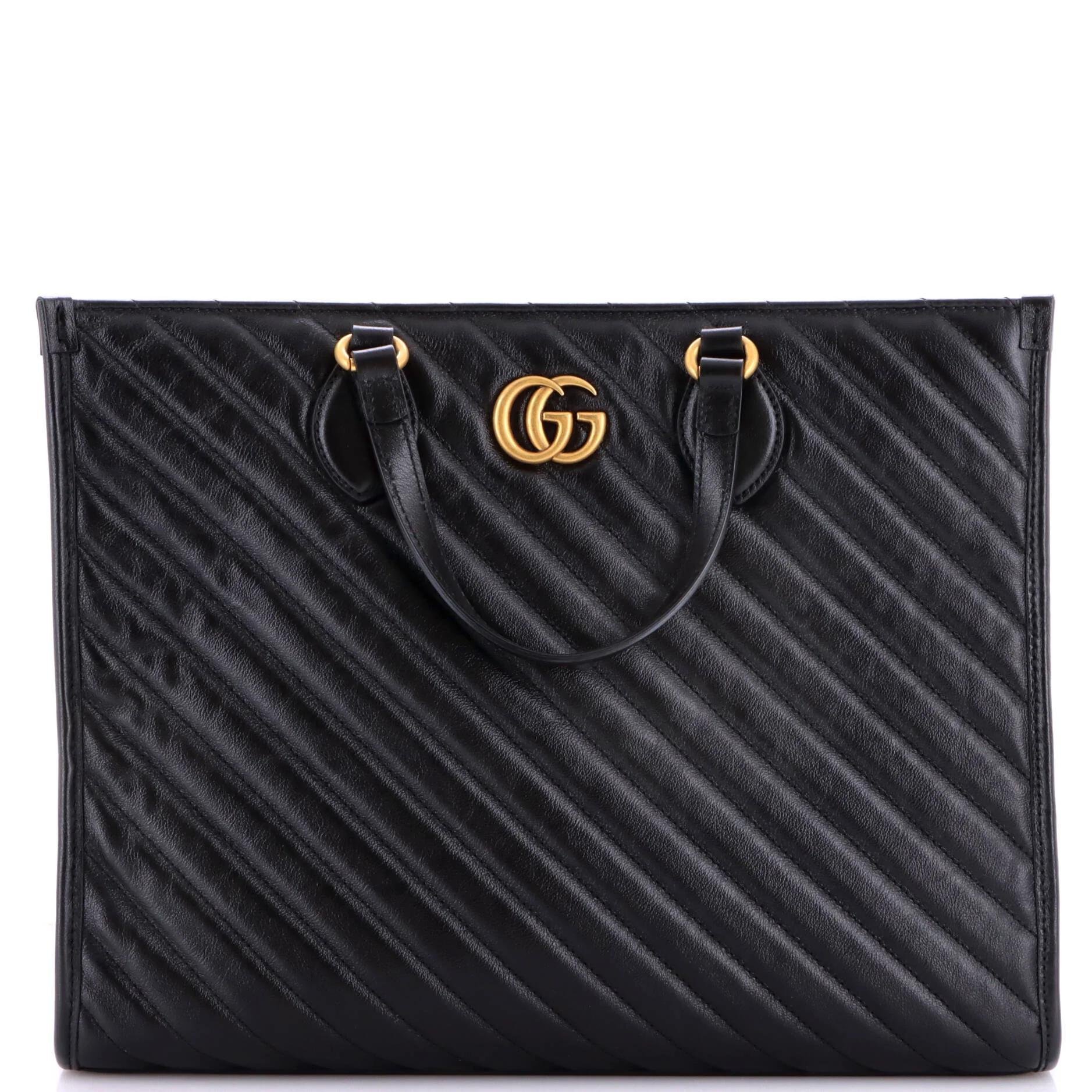 Leather tote