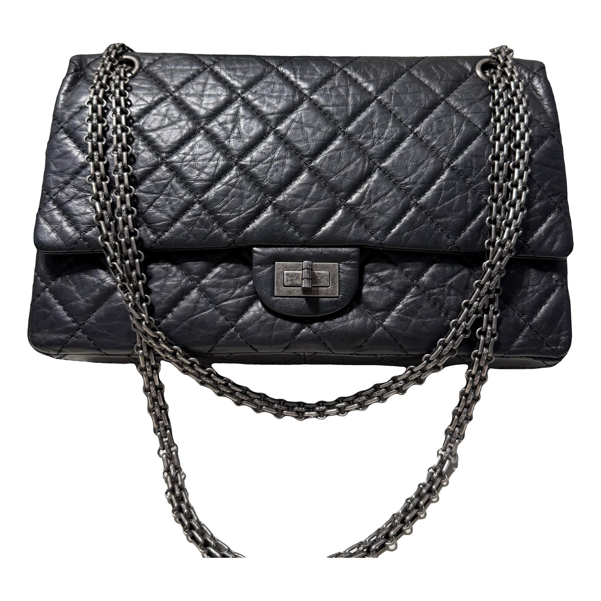 2.55 leather handbag