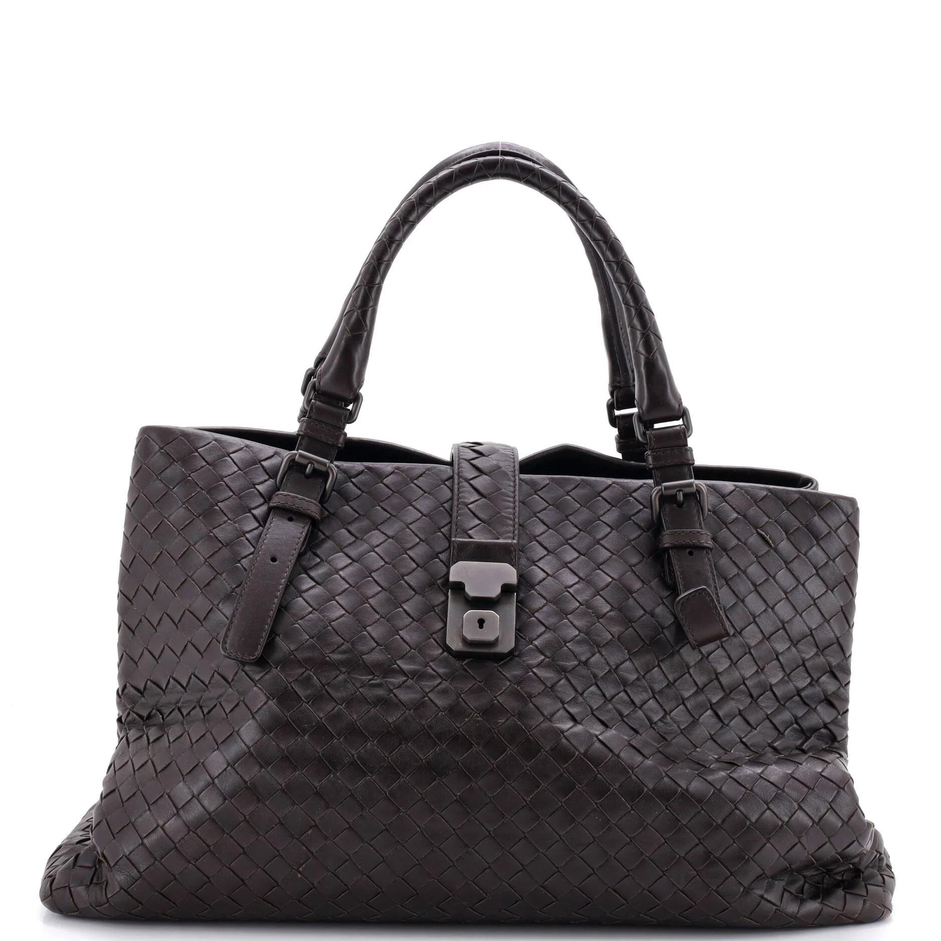 Roma leather tote