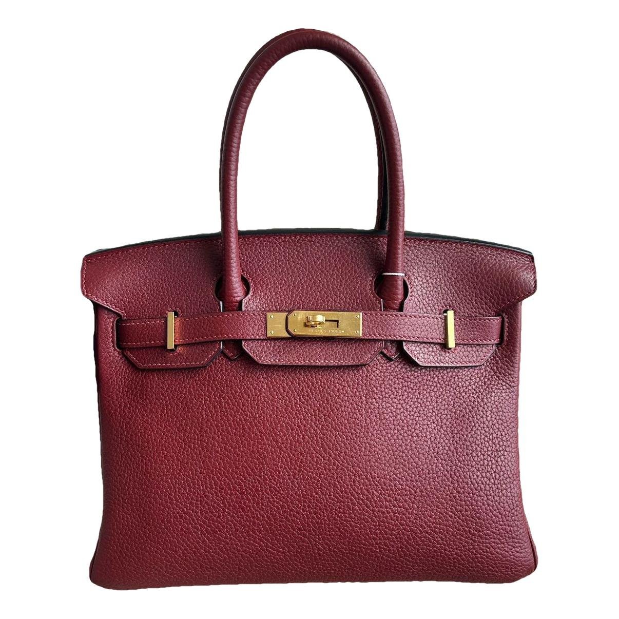 Birkin 30 leather handbag