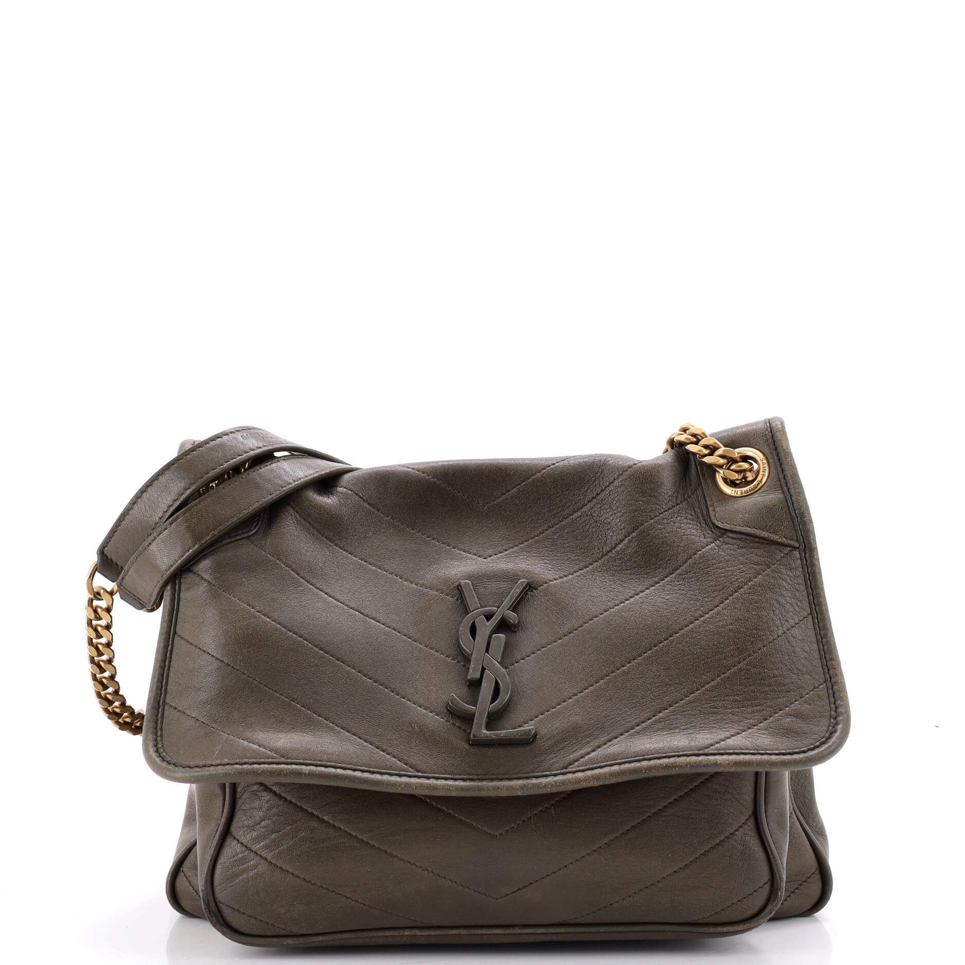 Niki Chain Flap Bag Leather Medium