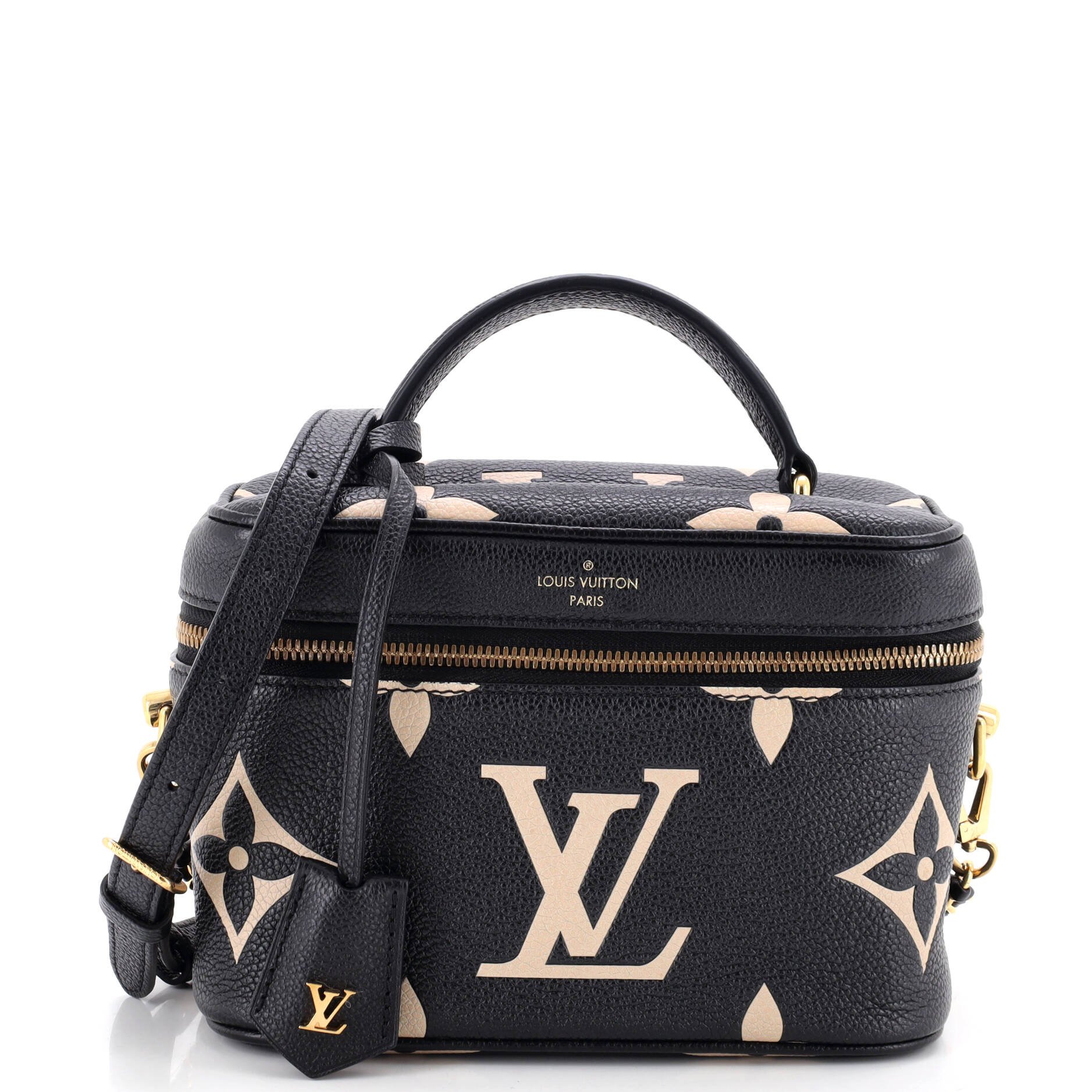 Vanity Handbag Bicolor Monogram Empreinte Giant PM
