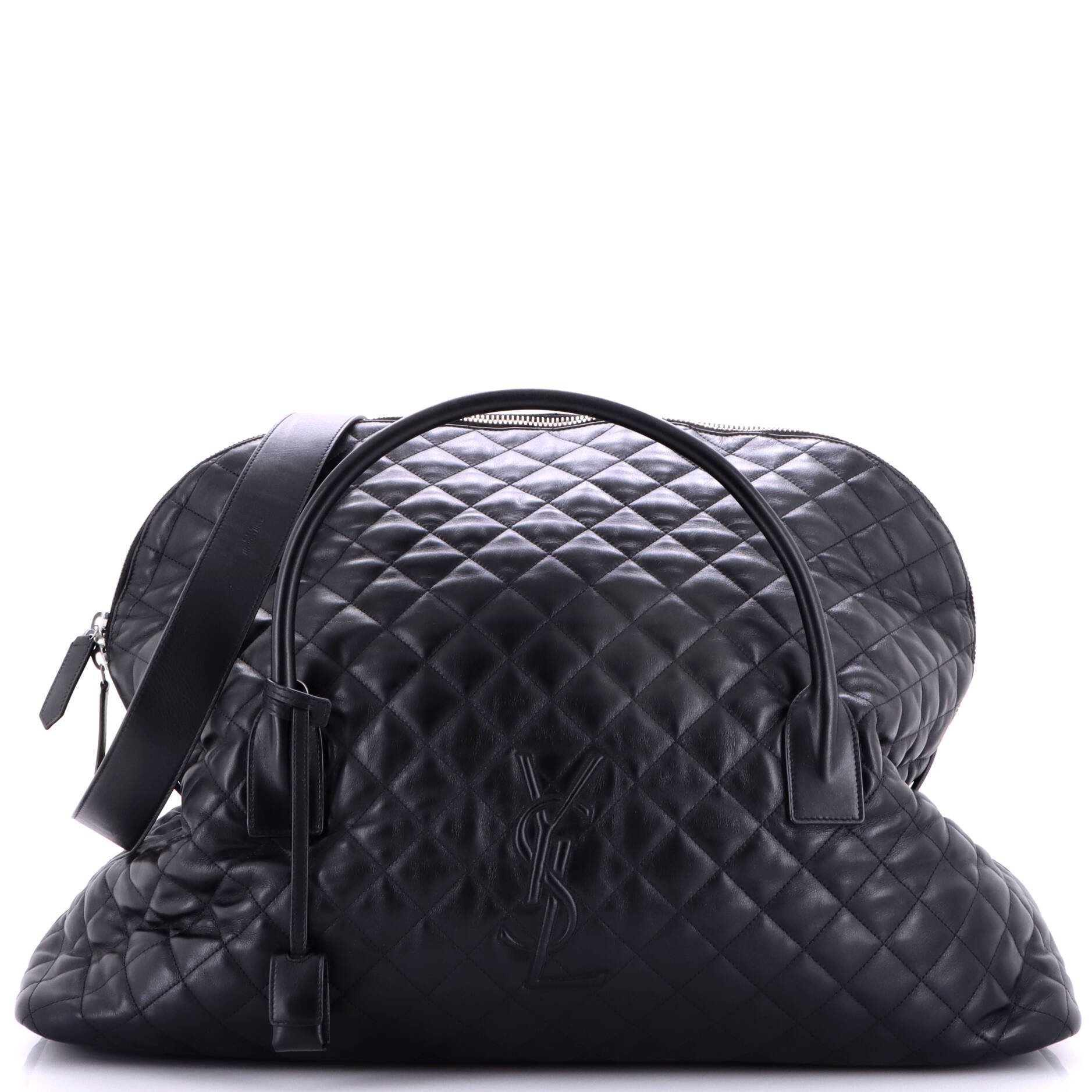 ES Giant Travel Bag Quilted Leather