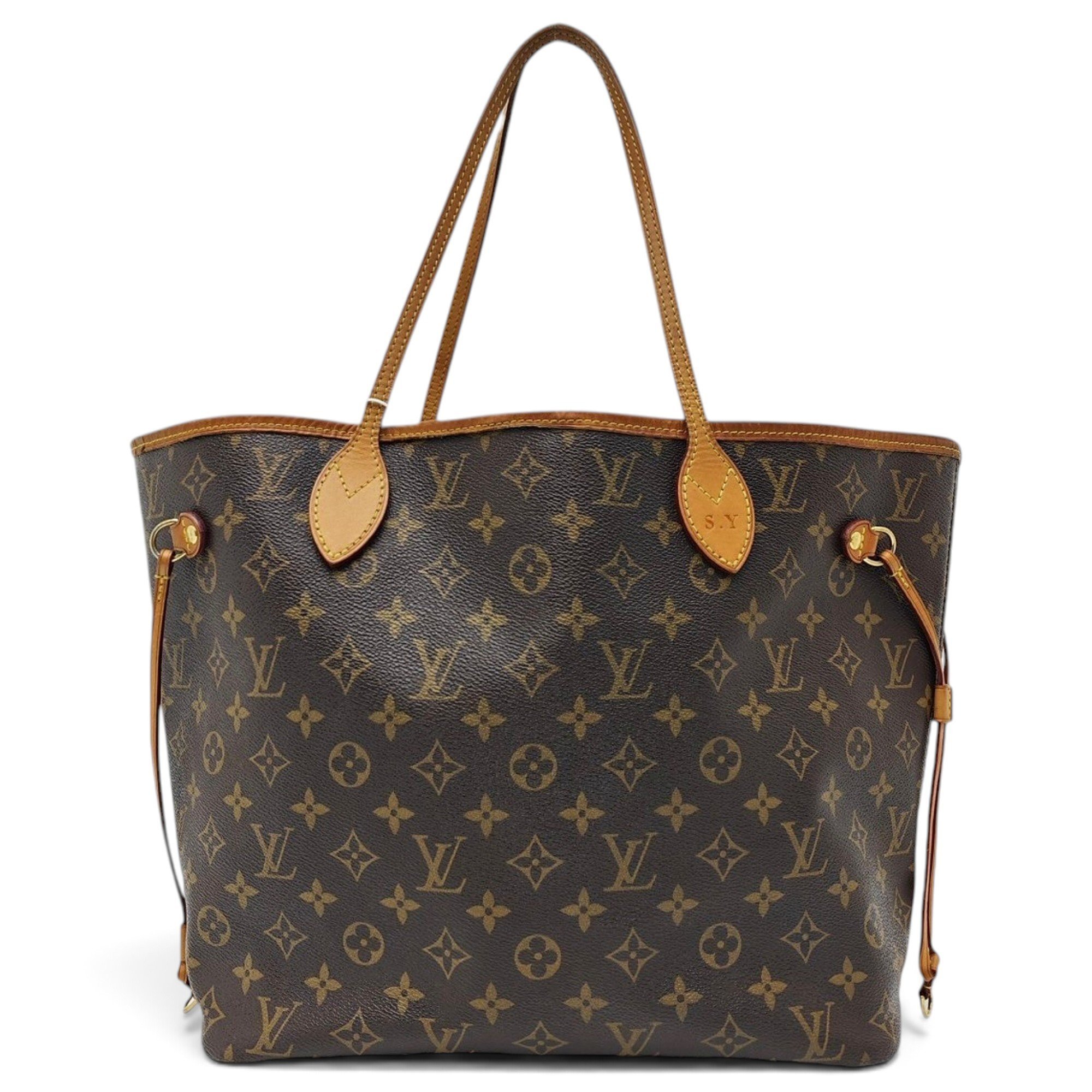Louis Vuitton Neverfull leather tote