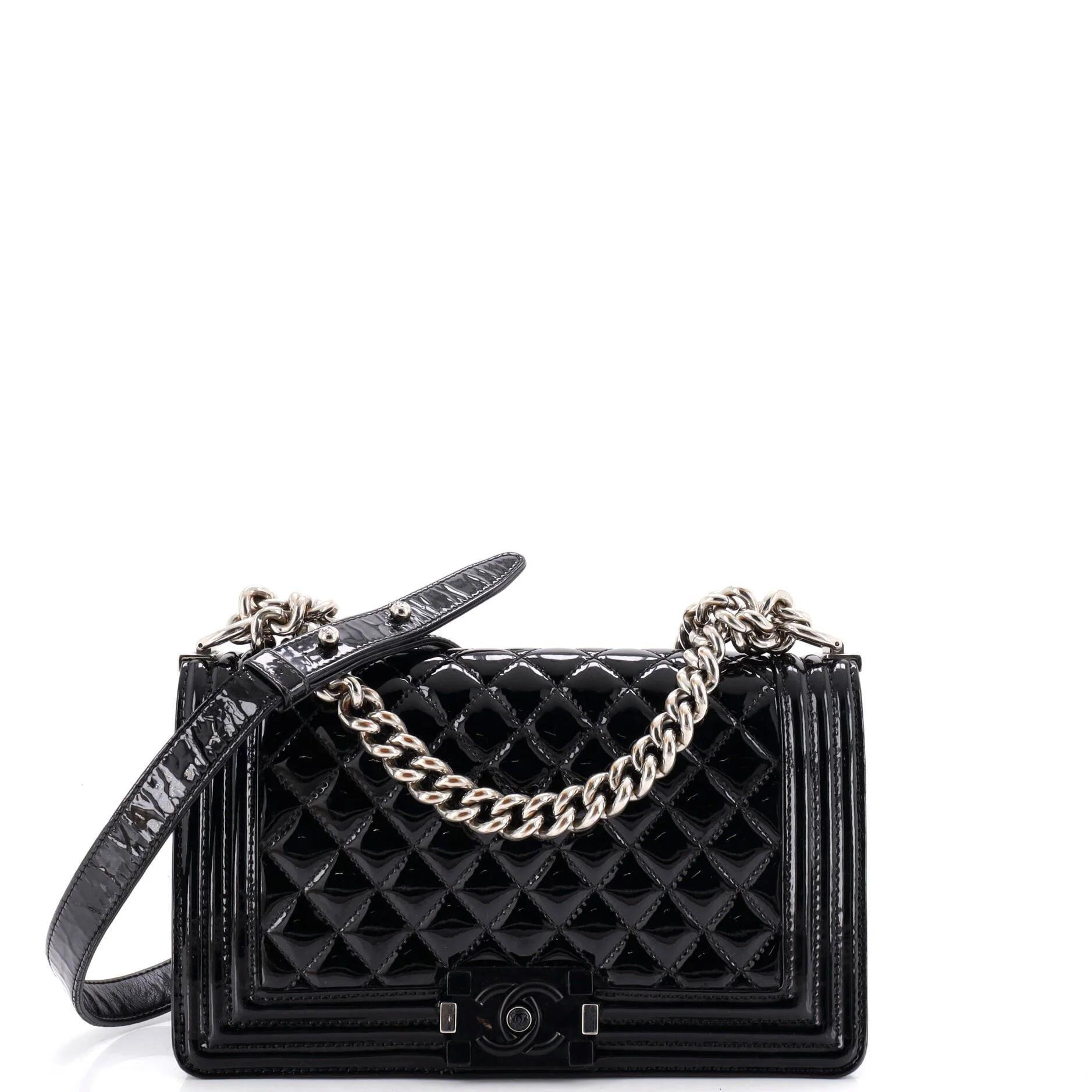 Boy patent leather handbag