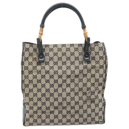 Bamboo leather handbag