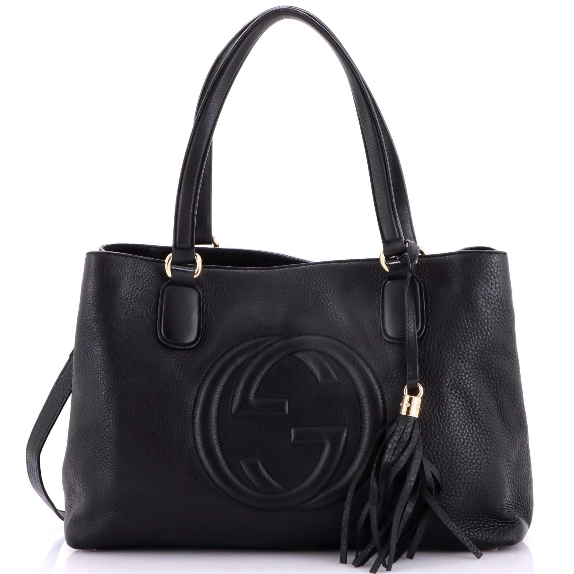 Leather tote