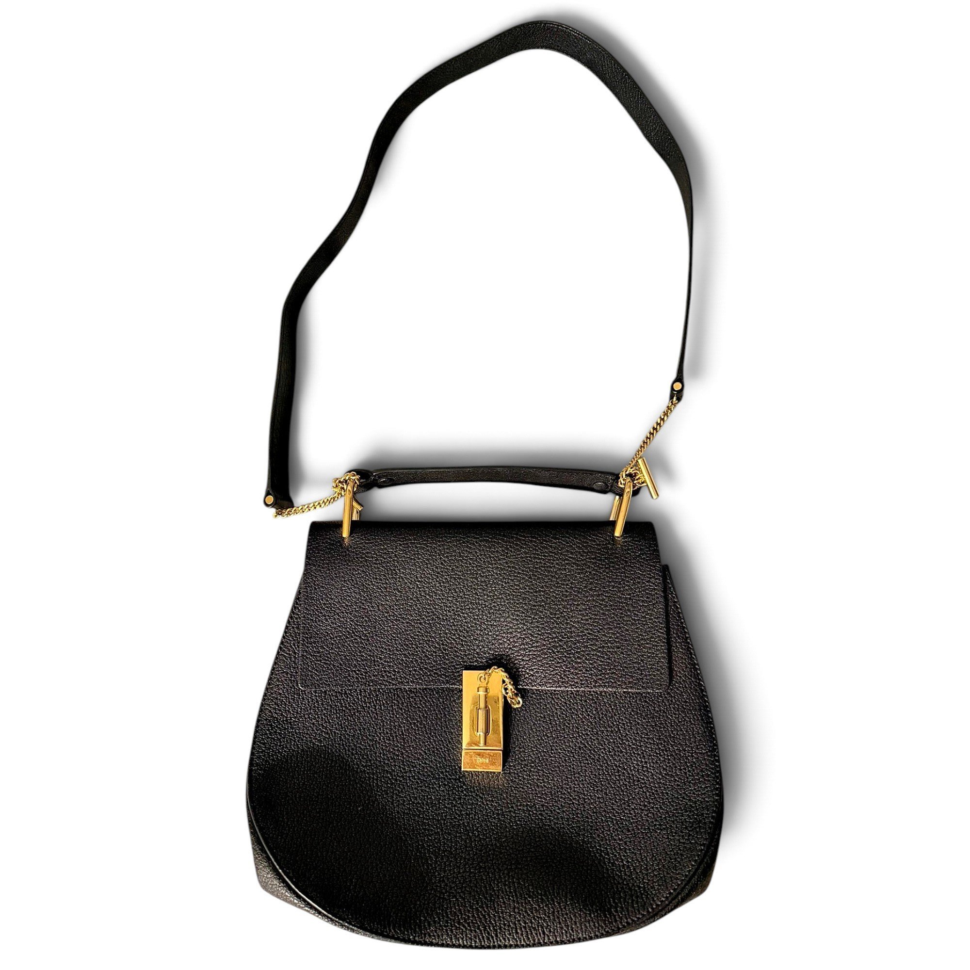 Drew leather crossbody bag