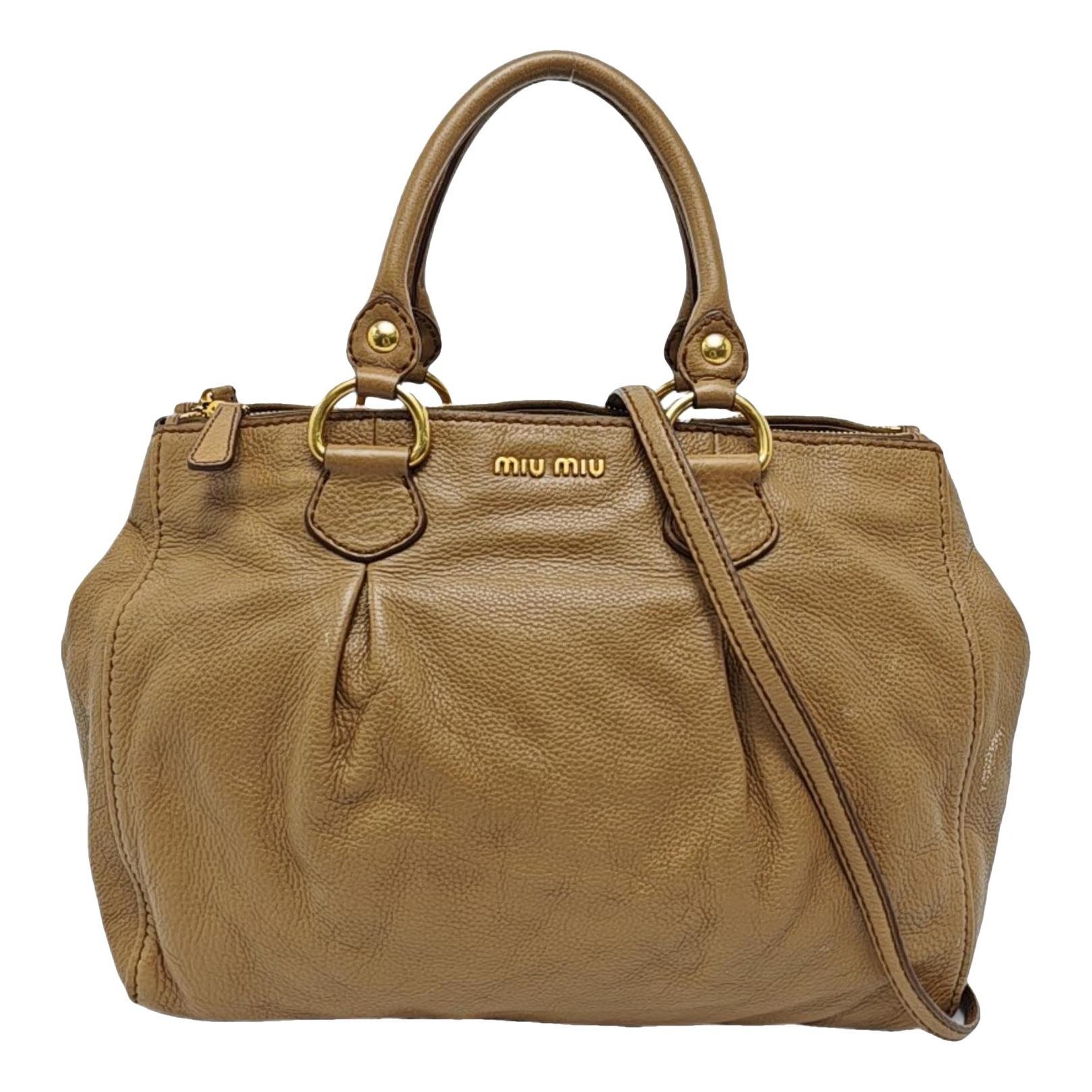 Leather handbag