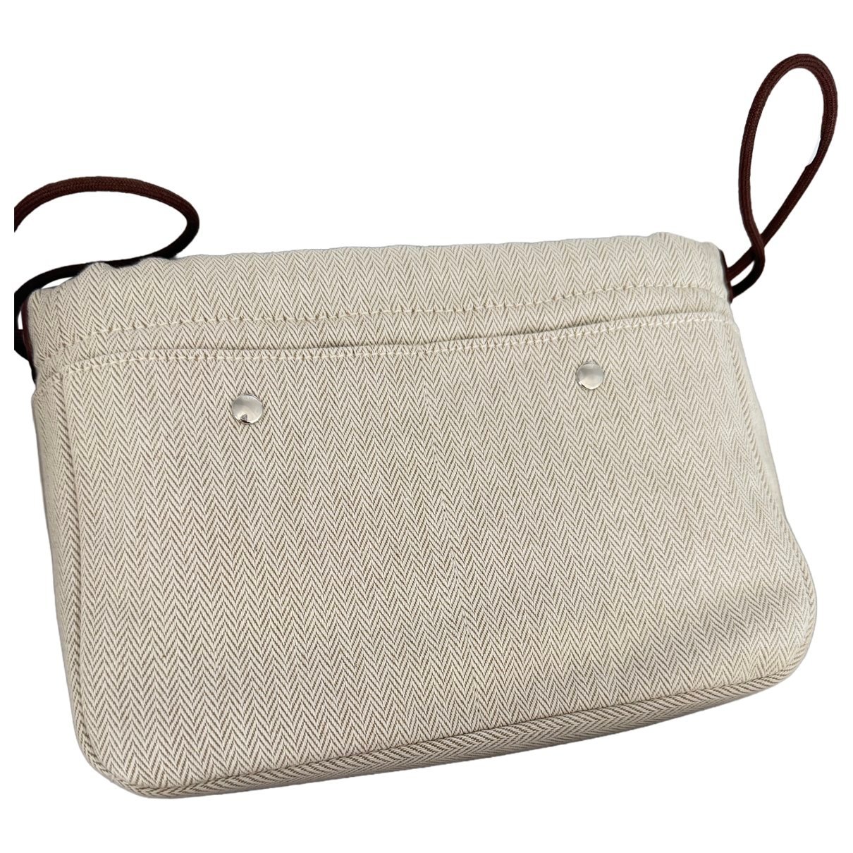 Hermes Fourbi 20 Handbag Natural Barenia Leather