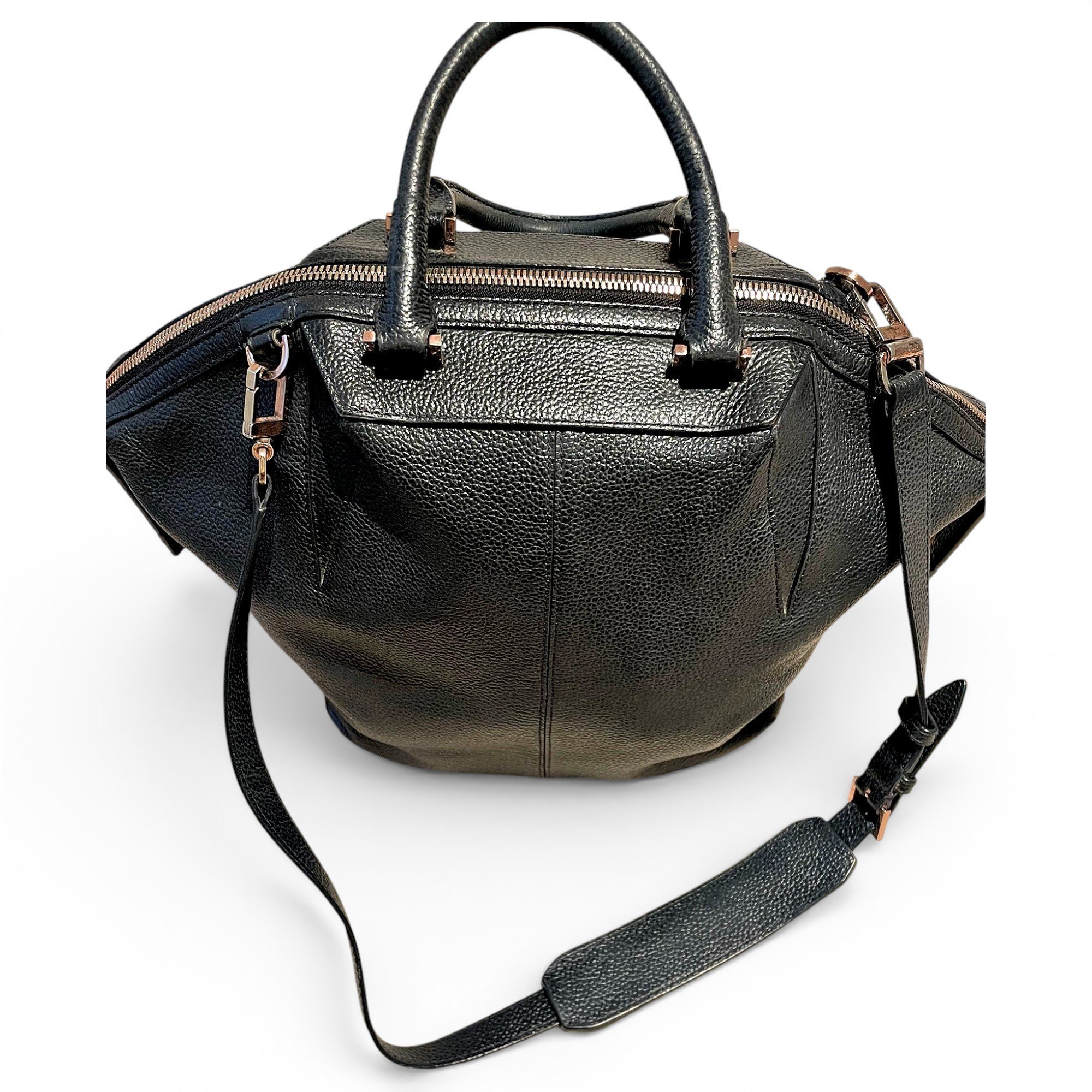 Rockie leather satchel