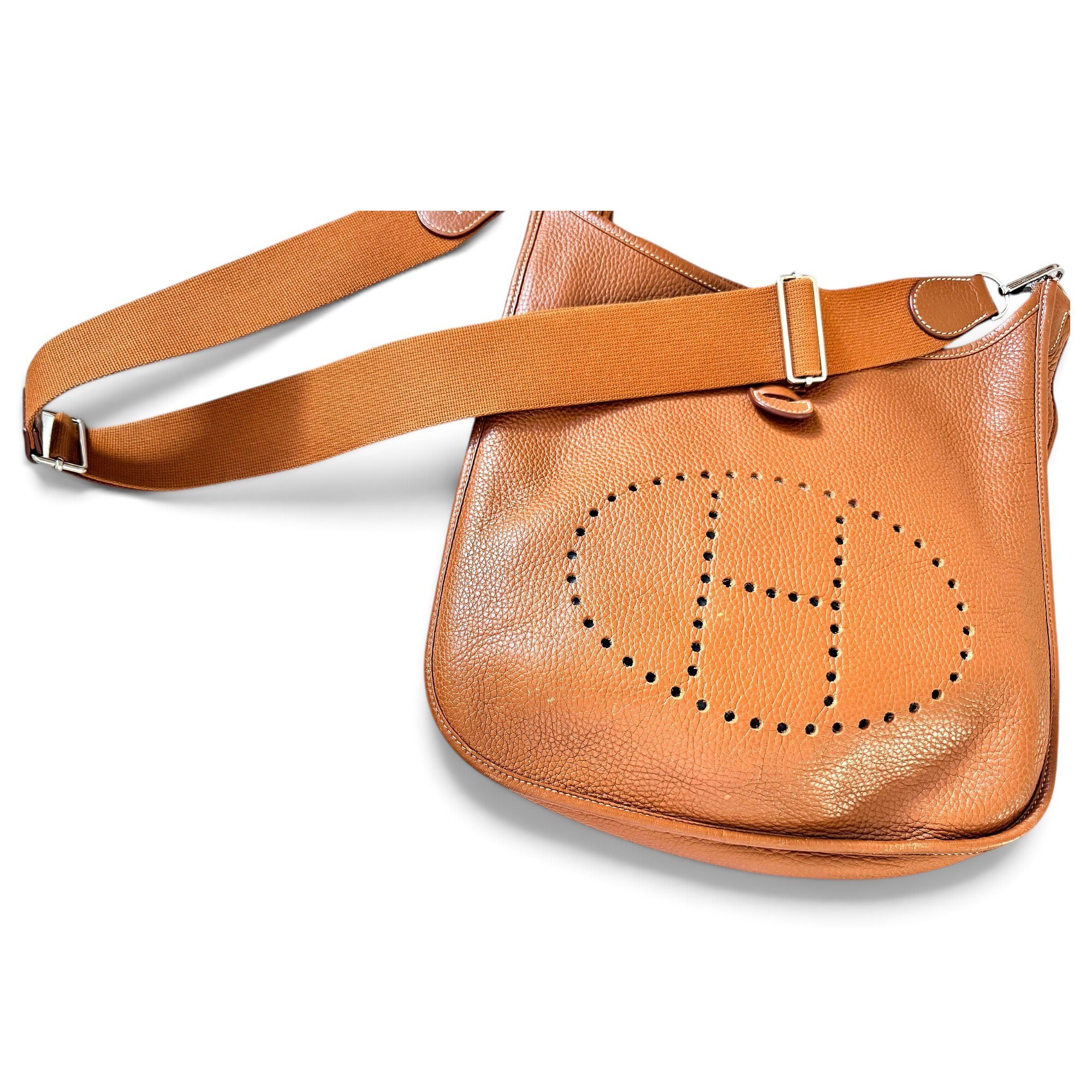 Evelyne leather handbag