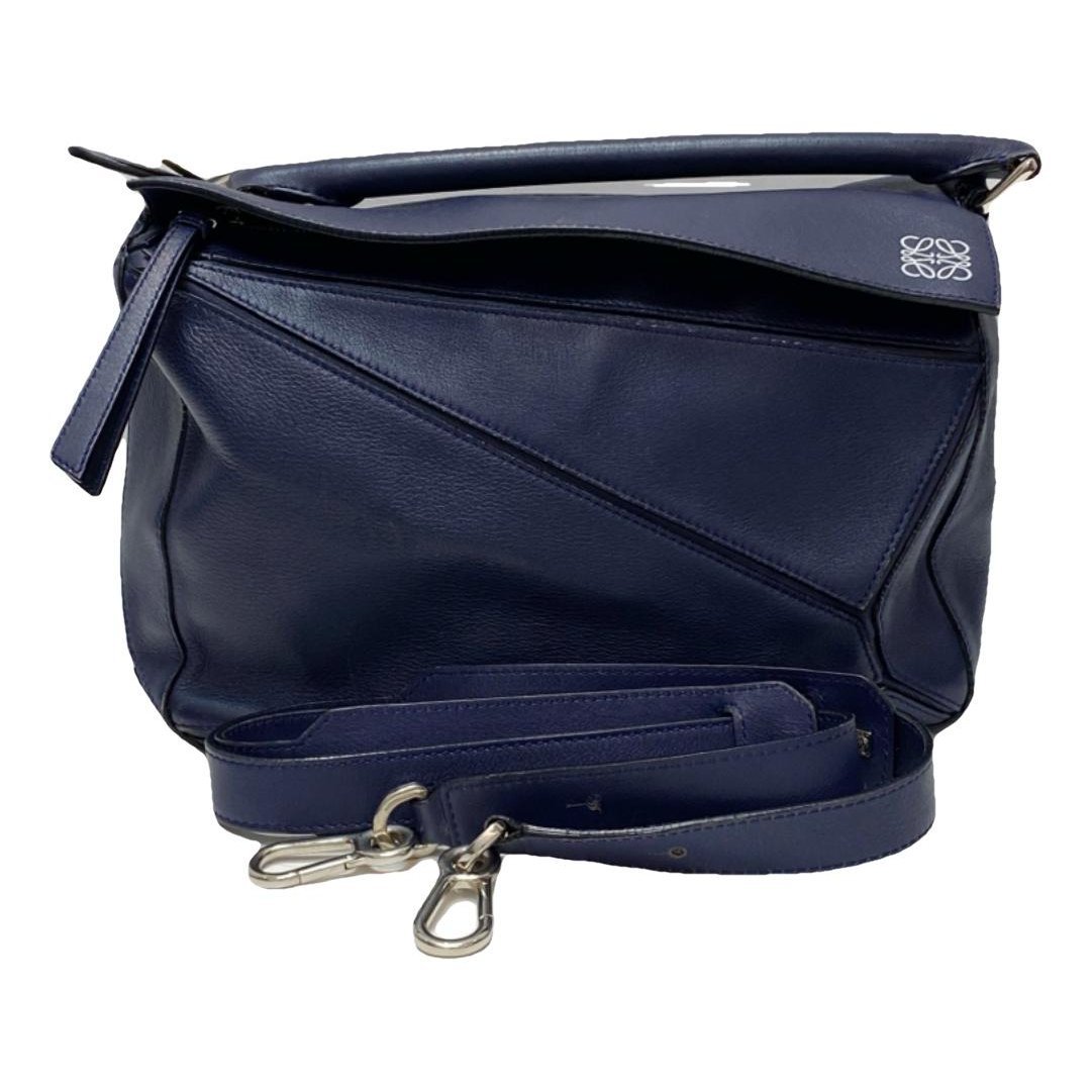 Puzzle leather handbag