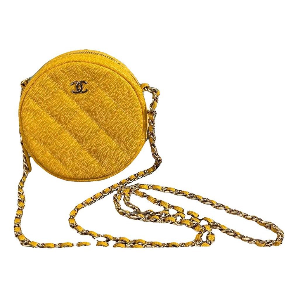 Vanity leather handbag