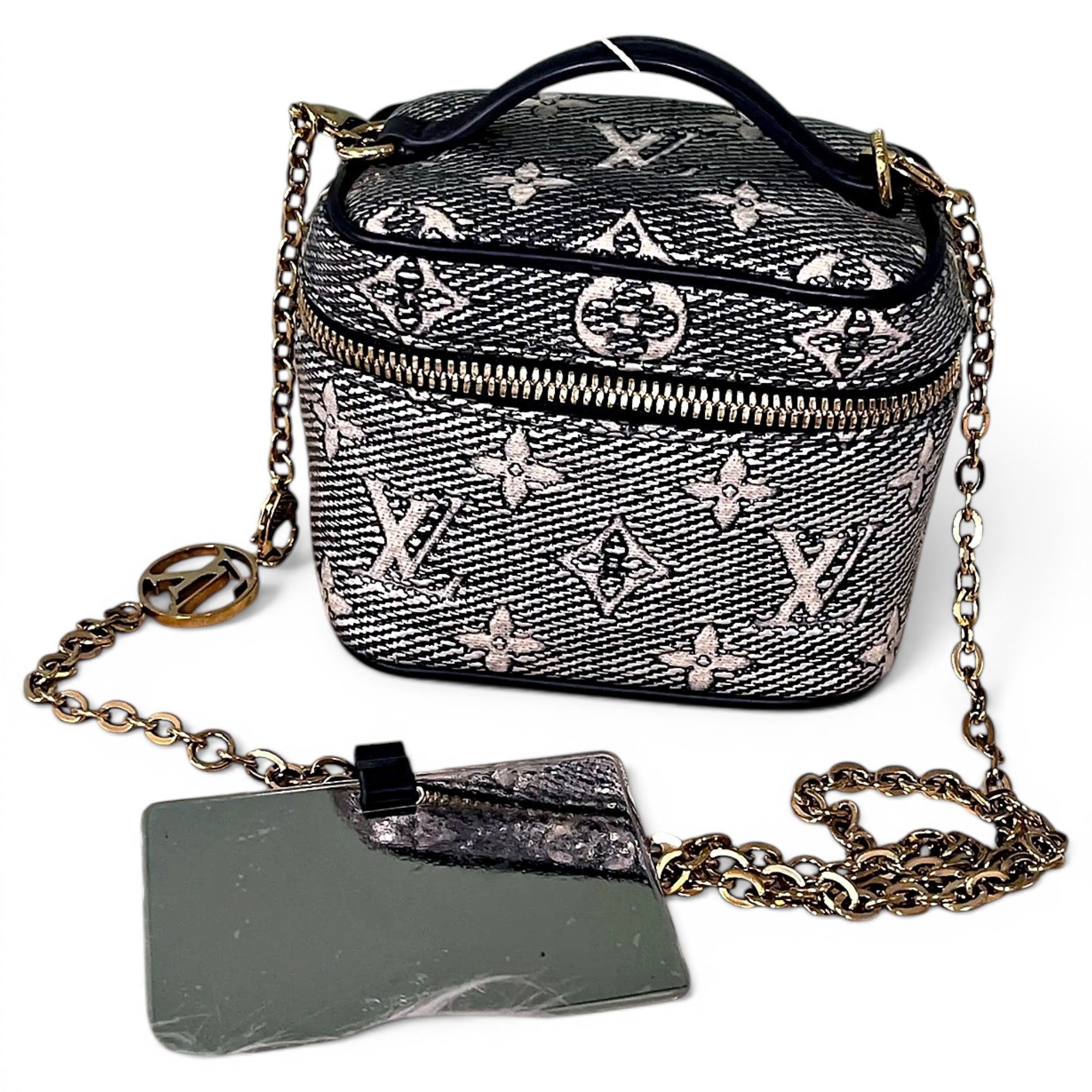 Vanity cloth handbag
