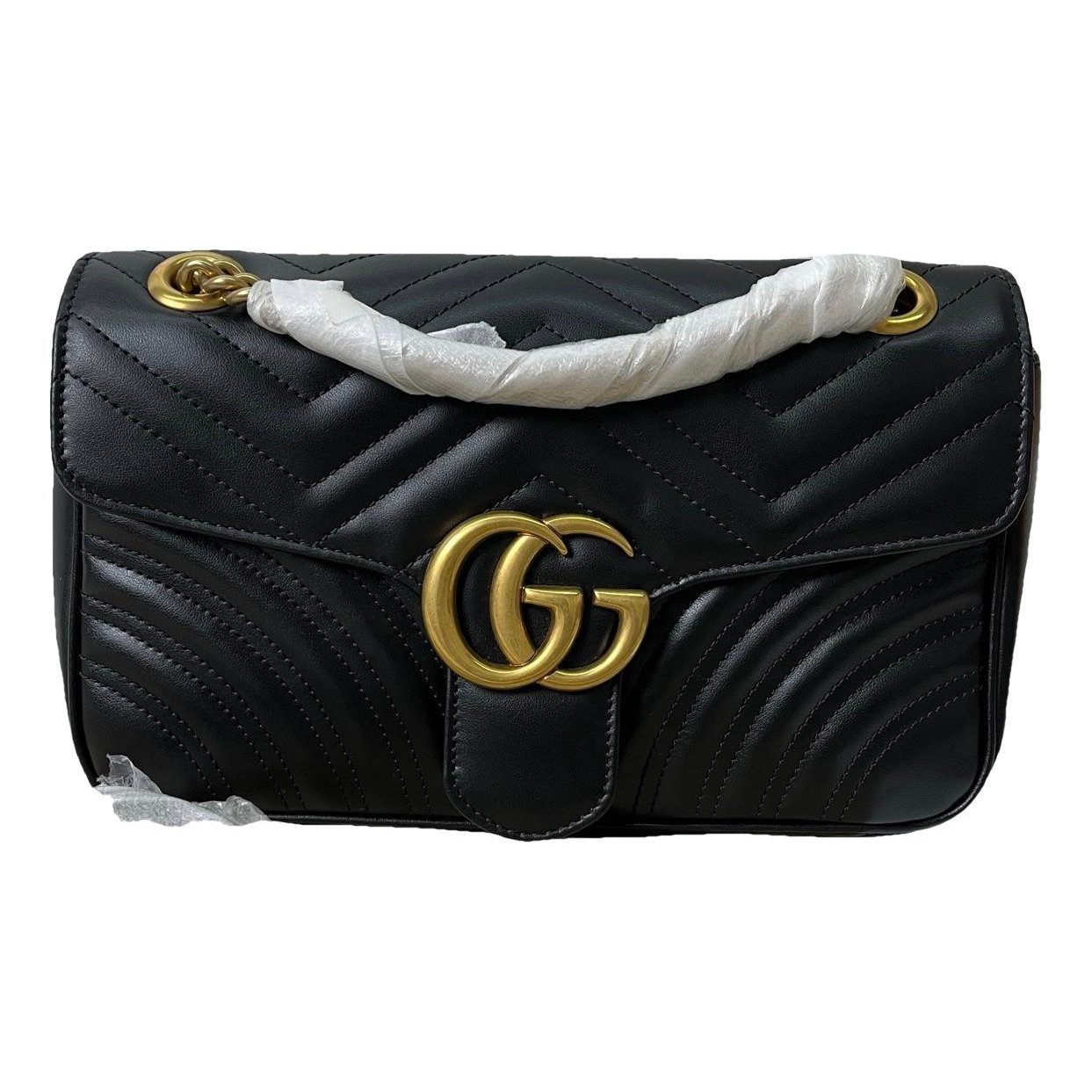 GG Marmont Flap leather handbag