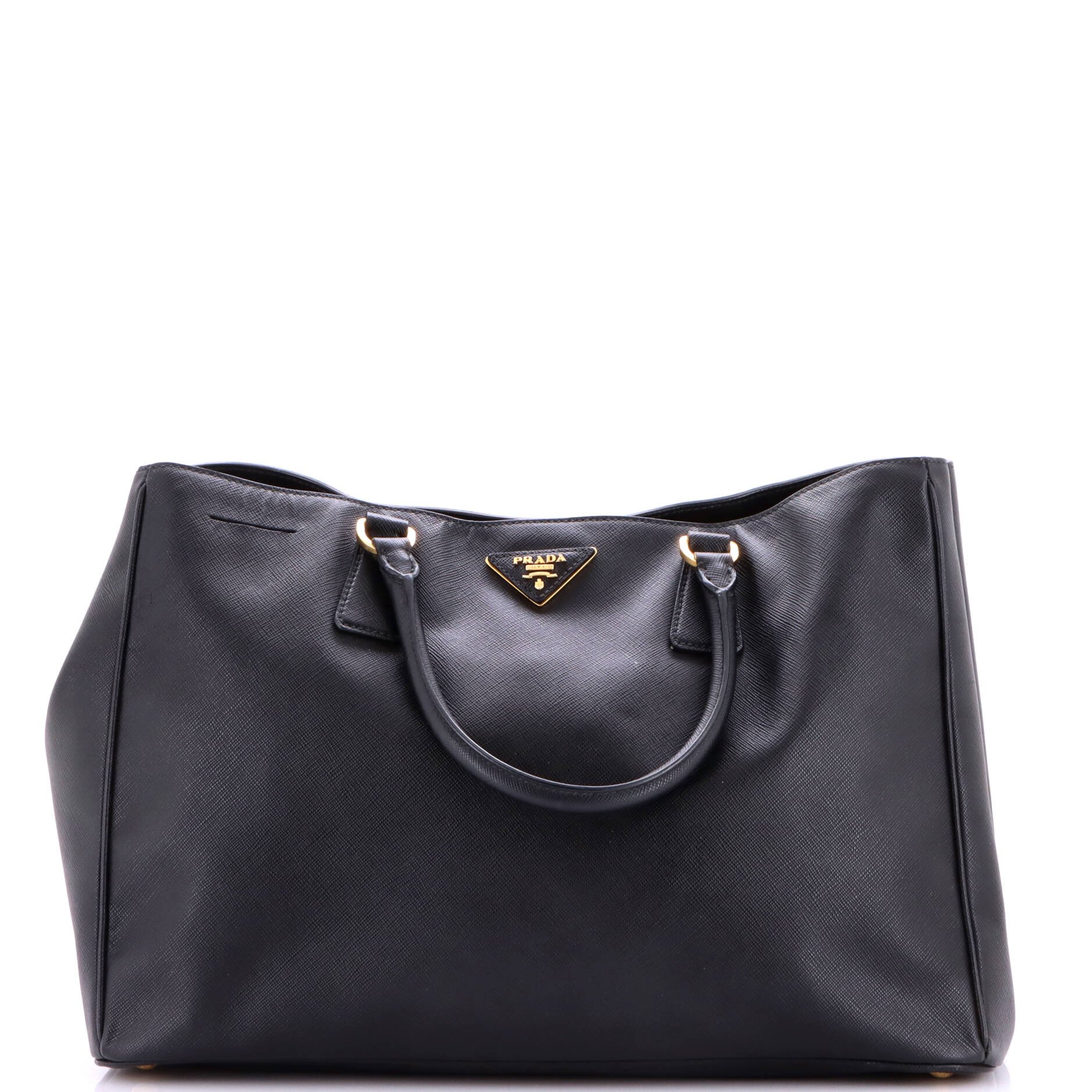 Lux Open Tote Saffiano Leather Large