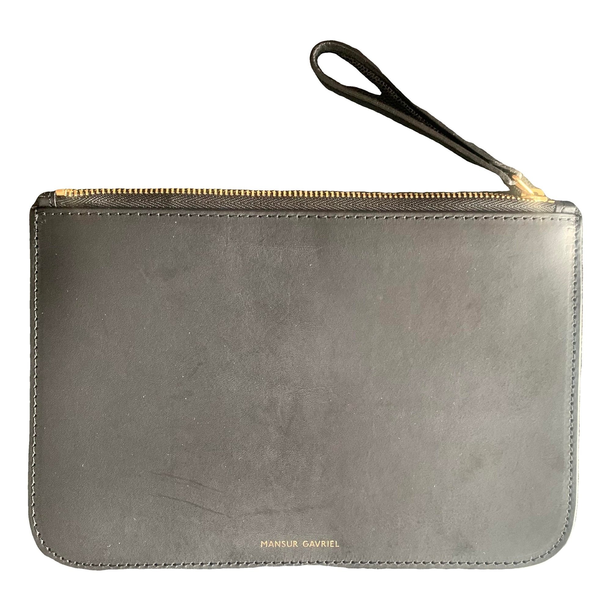 Mansur Gavriel Leather clutch bag