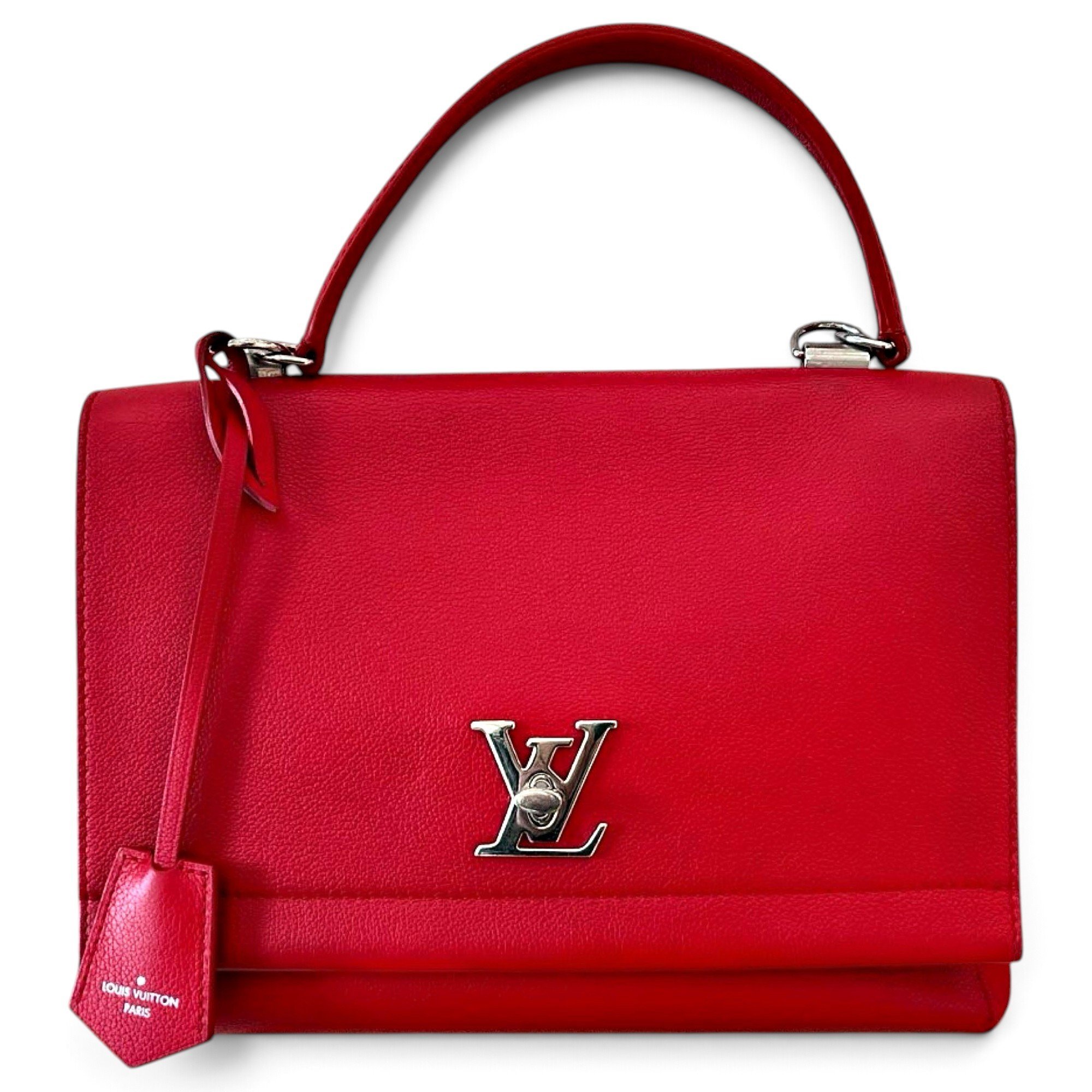 Lockme leather handbag